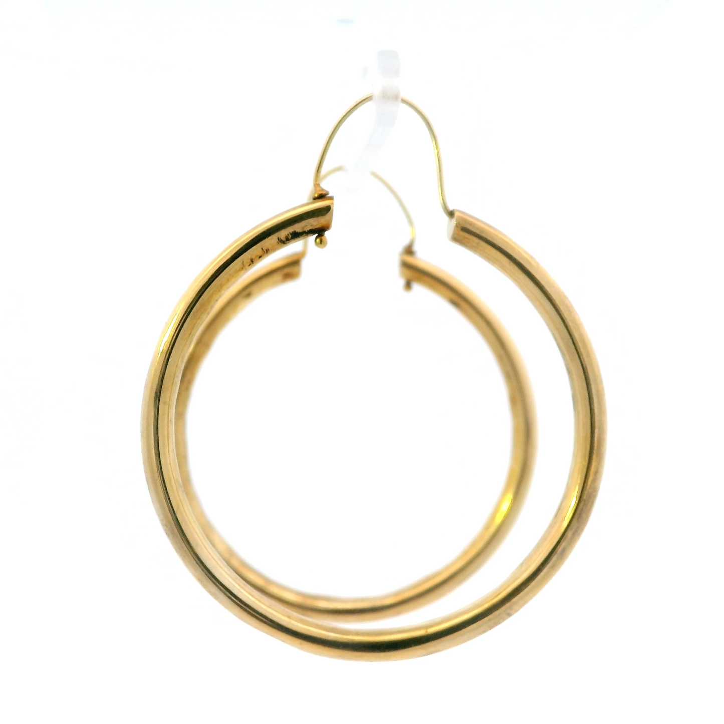 14K Yellow Gold Hoop Earrings