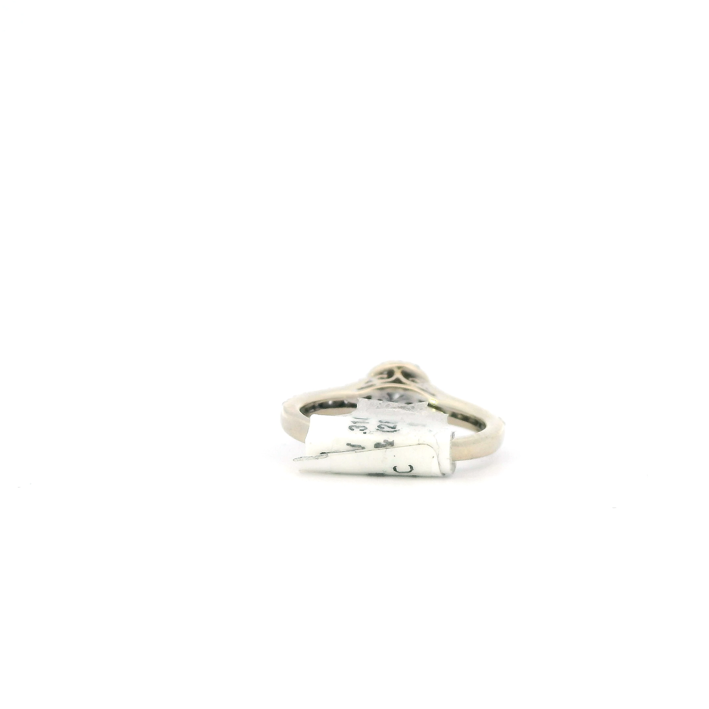 14K White Gold Diamond Women's Ring-0.95ct