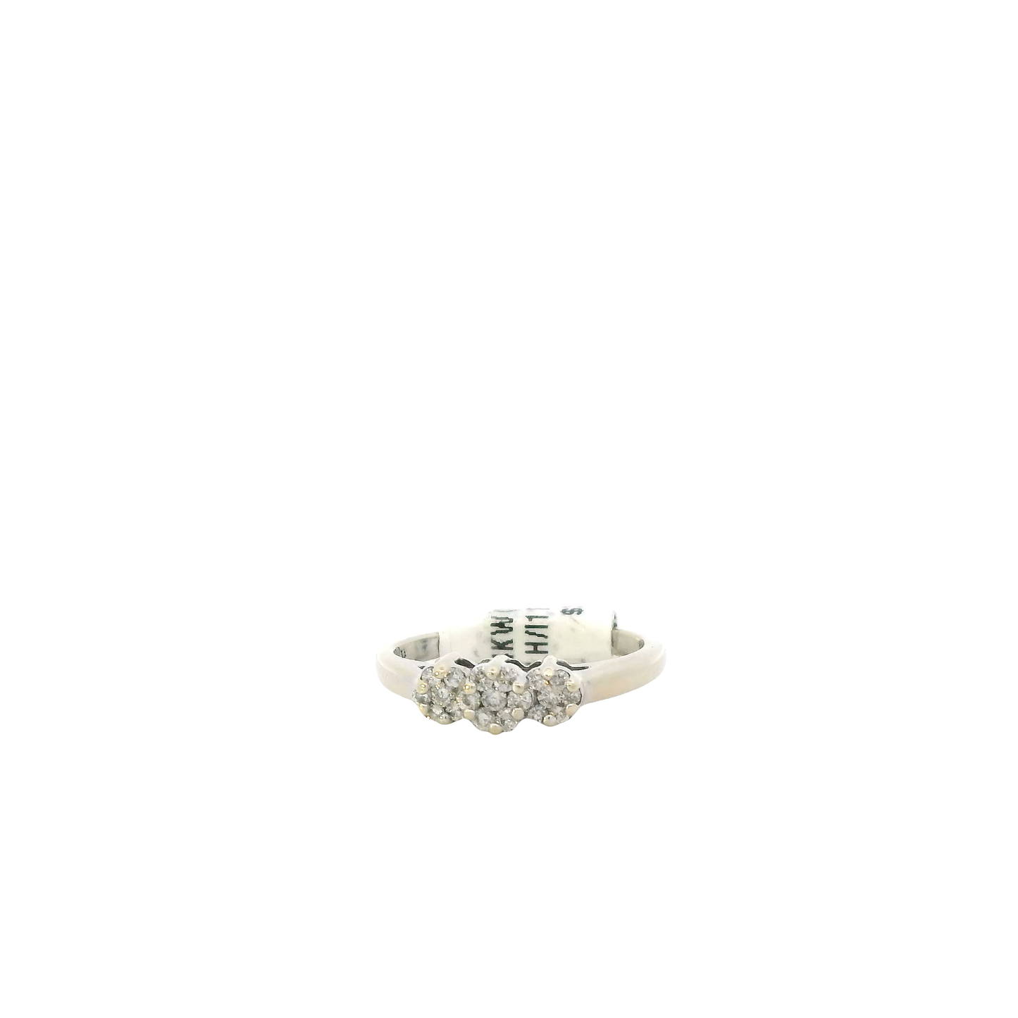 14K White Gold Diamond Women's Ring-0.20ct