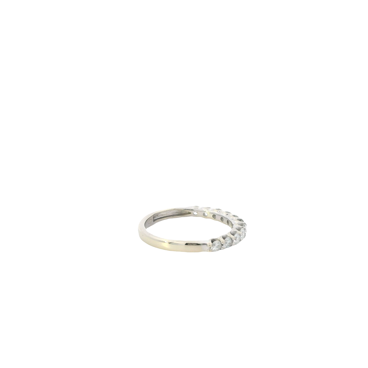 14K White Gold Diamond Women's Ring - 0.66ct