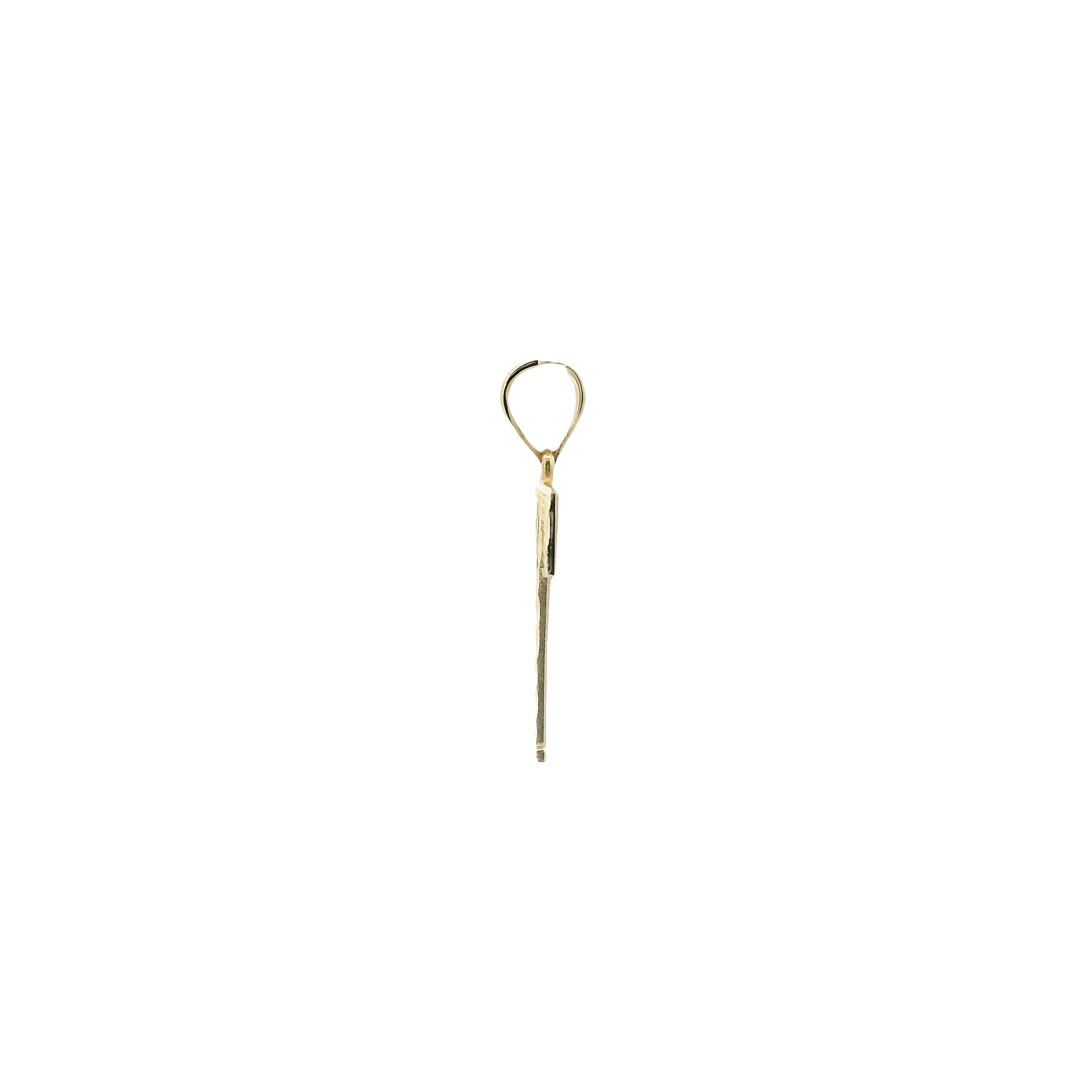 10K Yellow Gold Letter "T" Pendant
