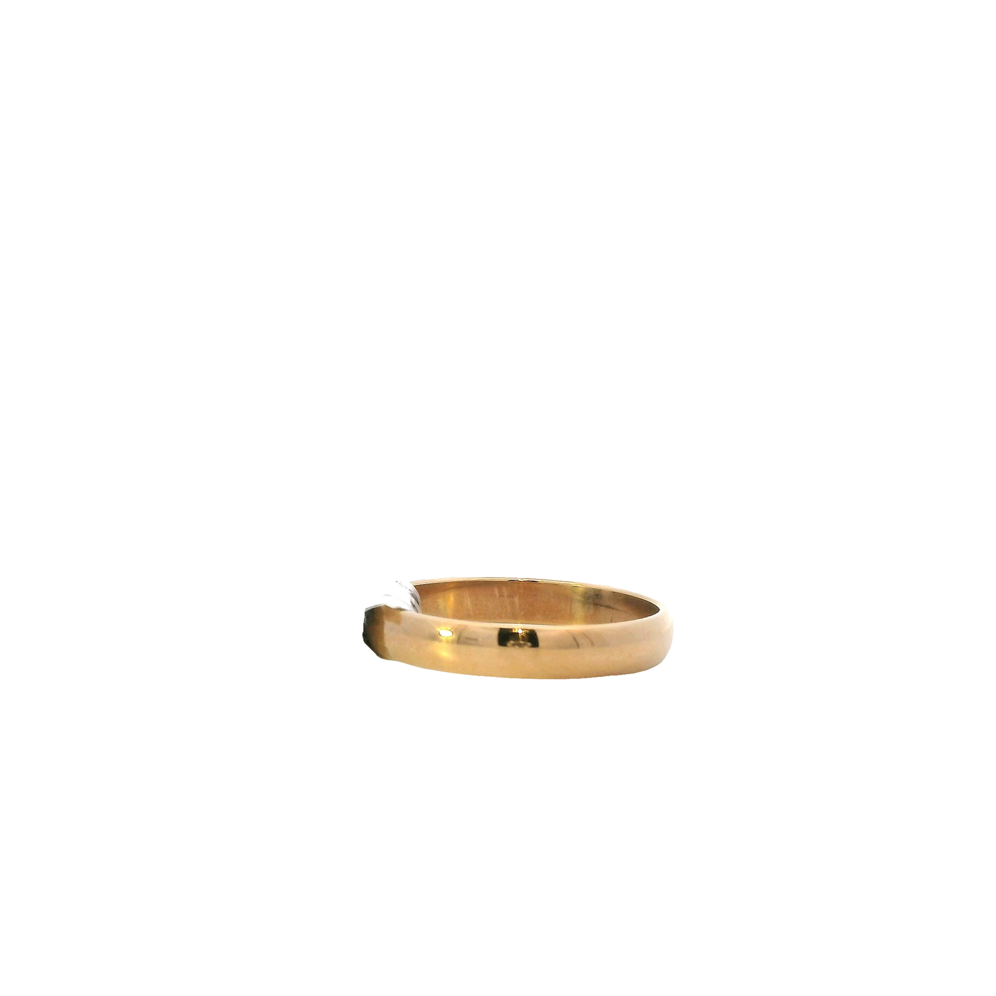 10K Yellow Gold 4MM Men's Solid Band