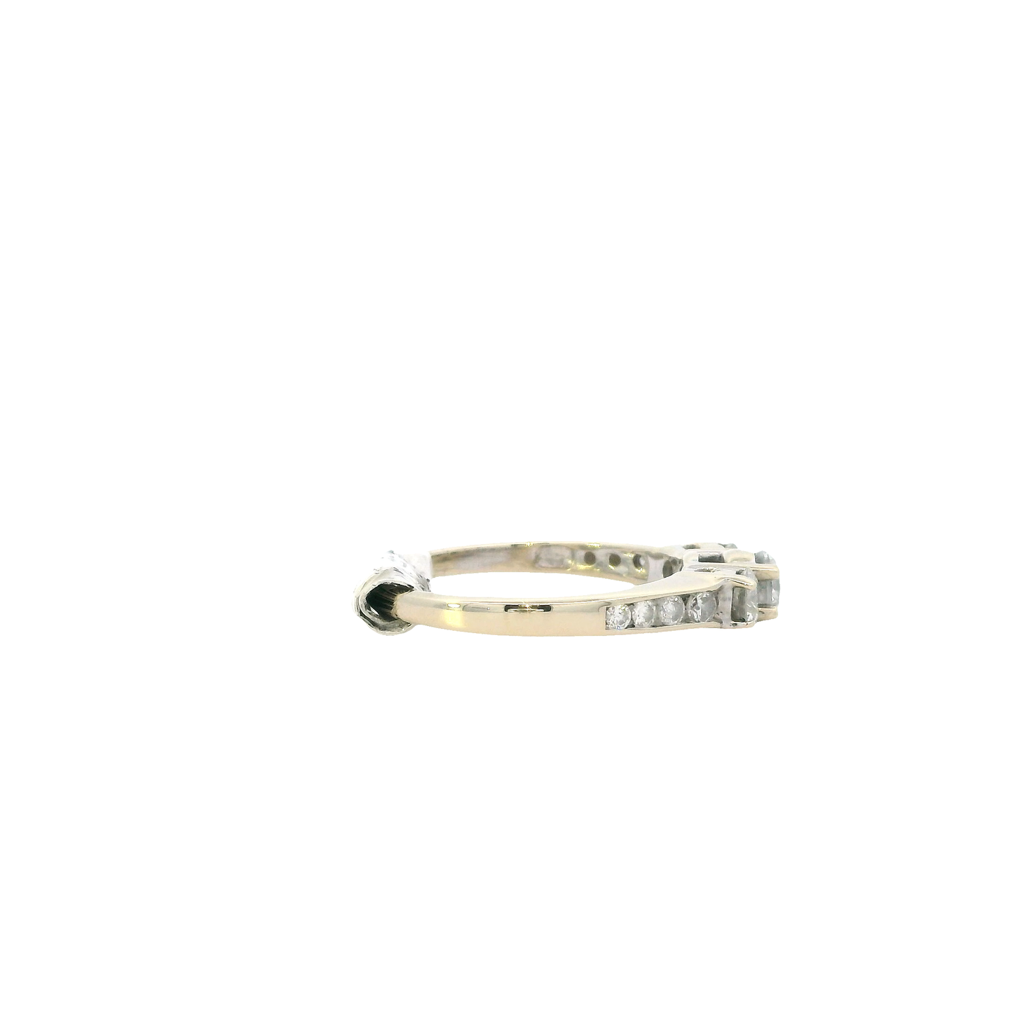 14K White Gold Diamond Women's Ring -1.01ct