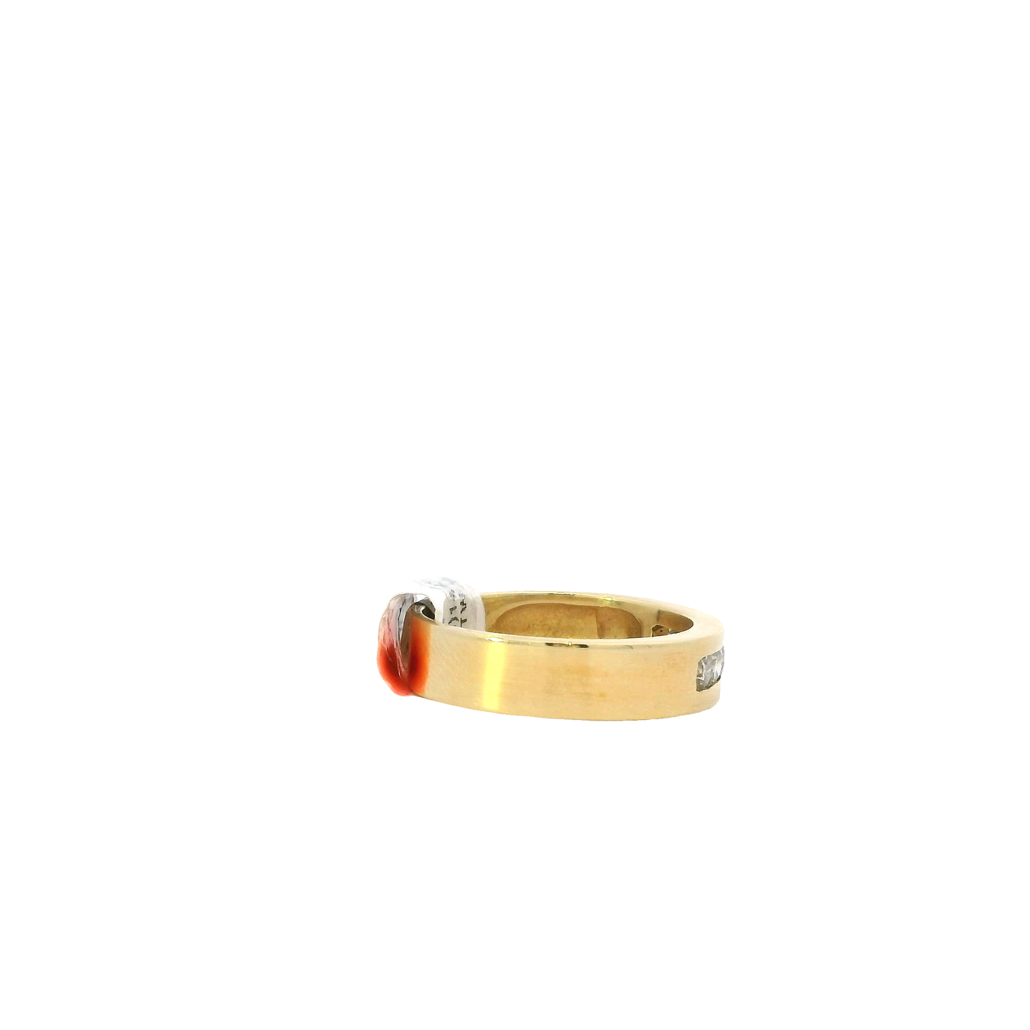 14K Yellow Gold Diamond Ring -0.63ct