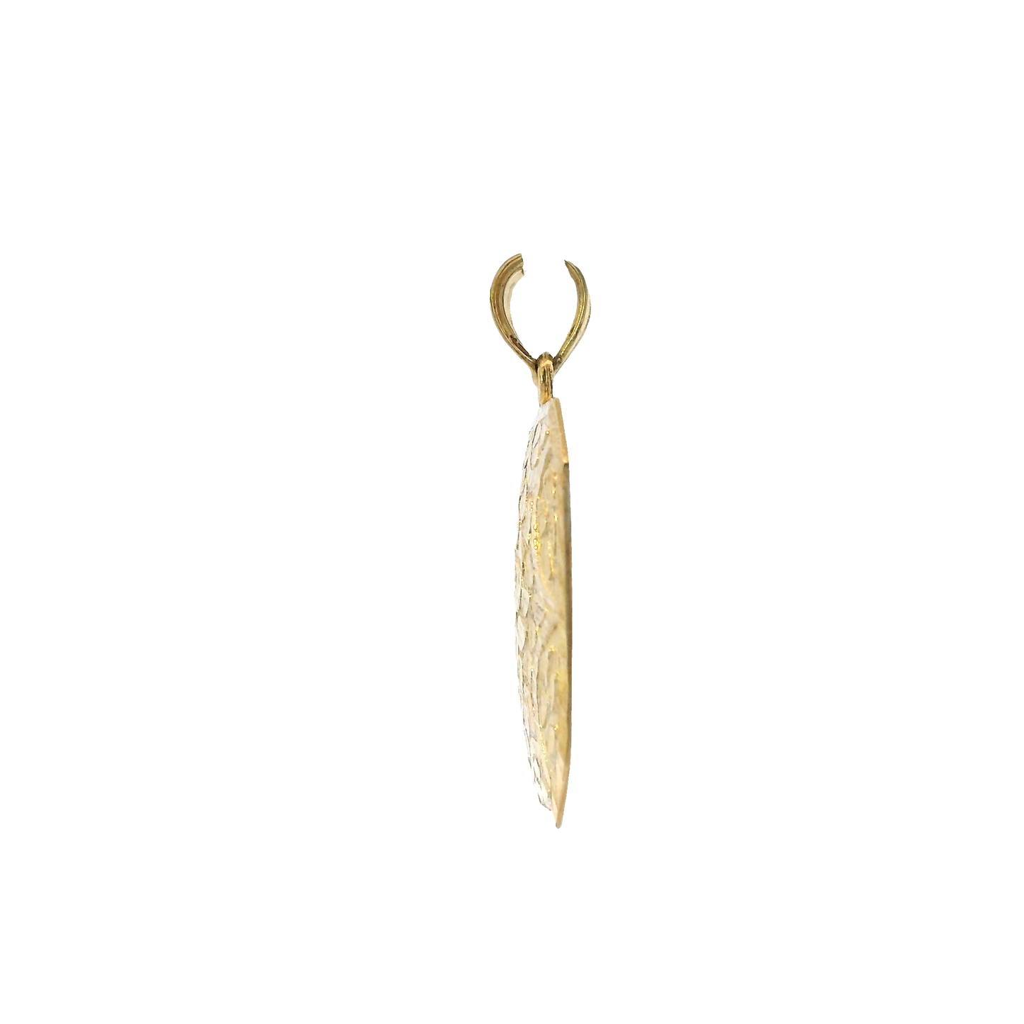 10K Yellow Gold Octagon Nugget Pendant