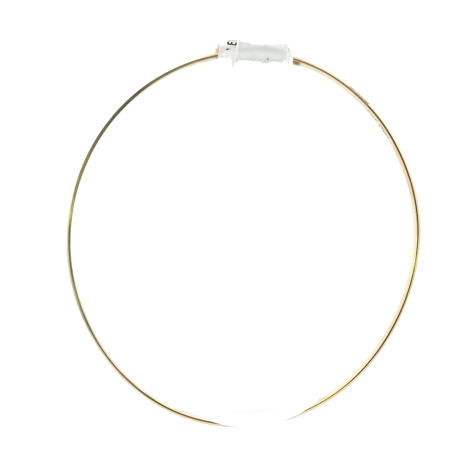 New 14K Yellow Gold Star Design Bangle