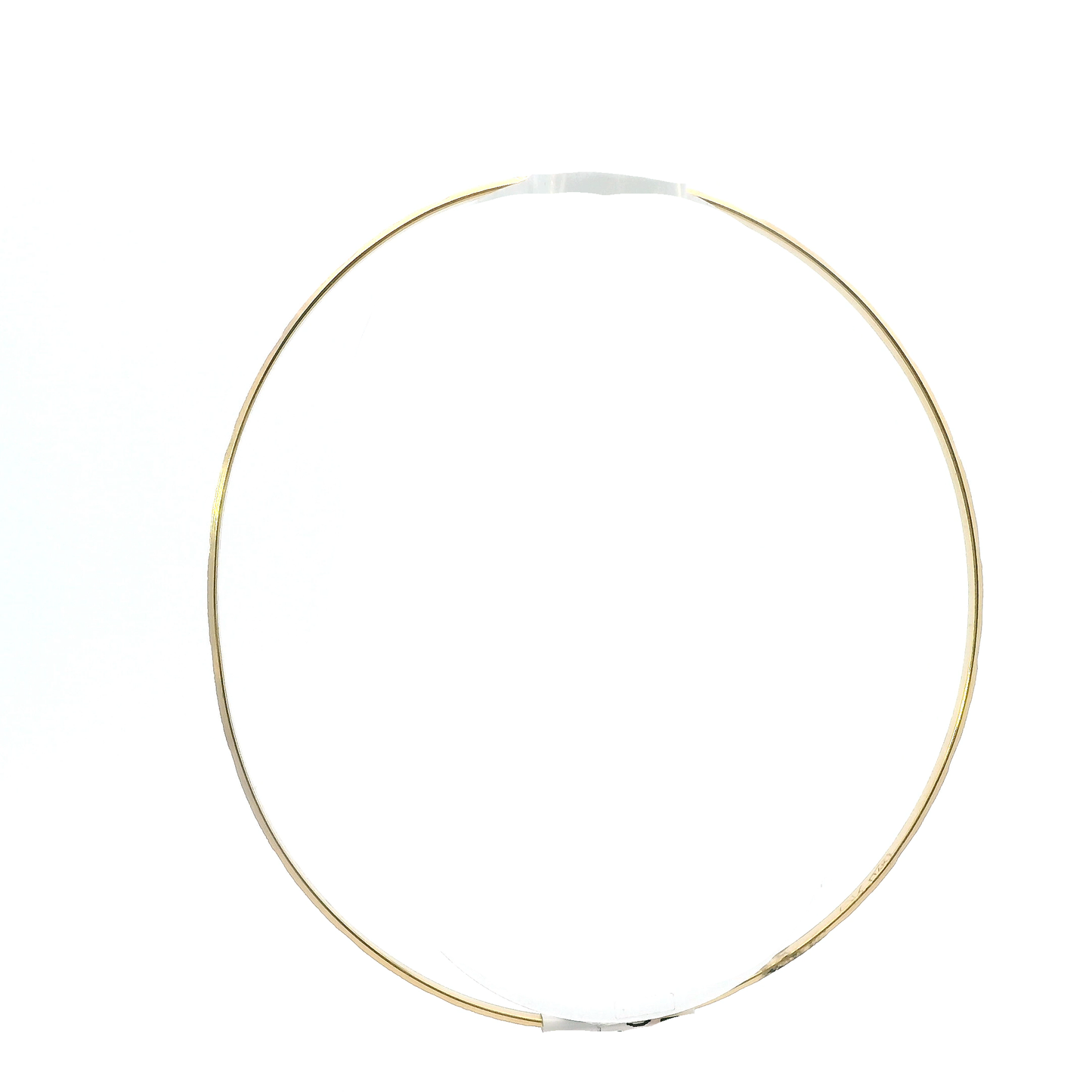 New 14K Yellow Gold Star Design Bangle Bracelet