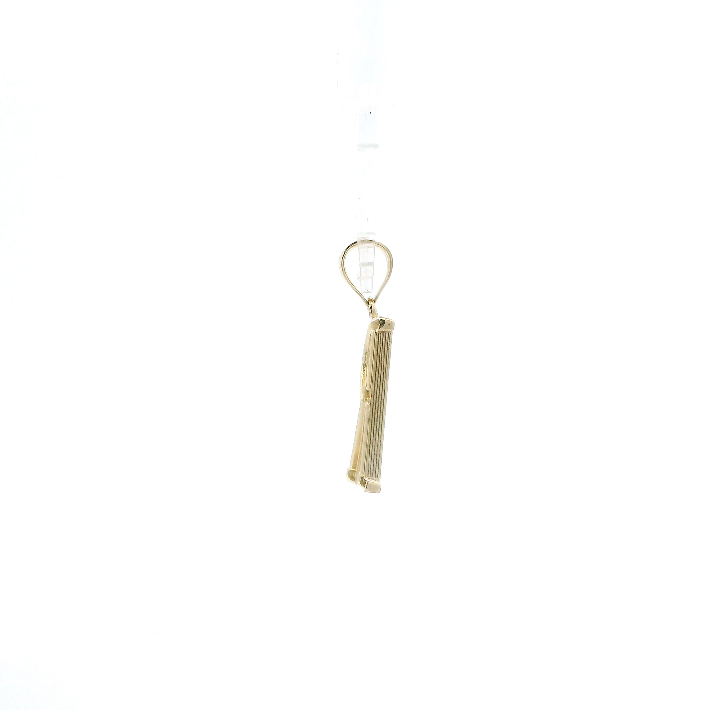 10K Yellow Gold Letter "R" Pendant