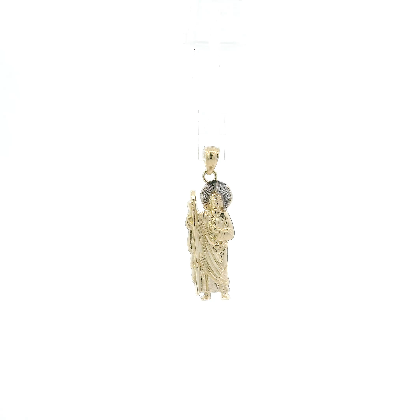 10K Yellow & White Gold Saint Jude Pendant