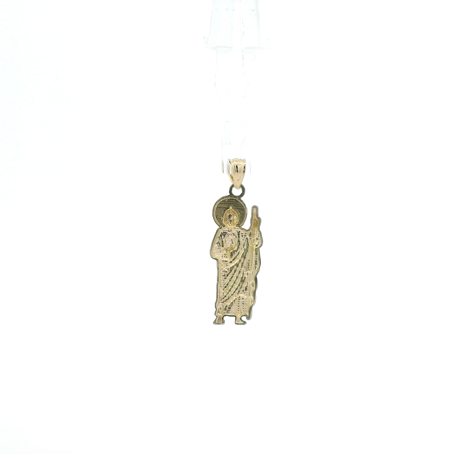 10K Yellow & White Gold Saint Jude Pendant