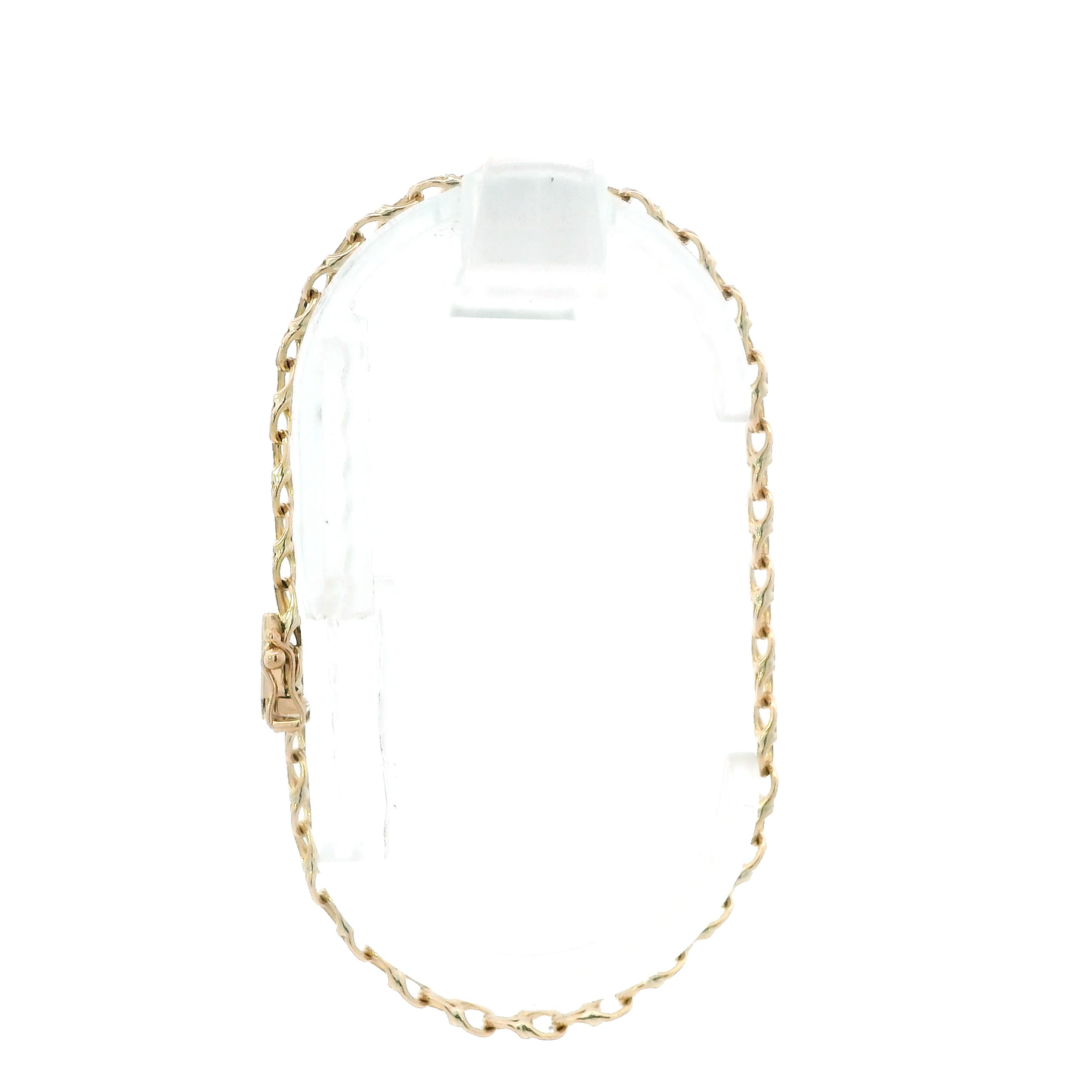 18K Yellow Gold 7" Double Link Bracelet