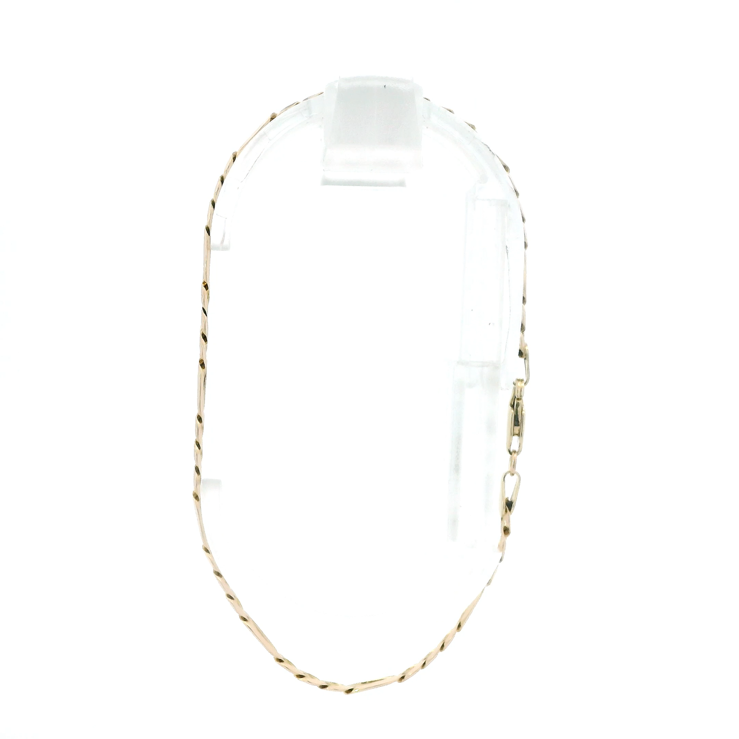 14K Yellow Gold 7.5" Figaro Bracelet