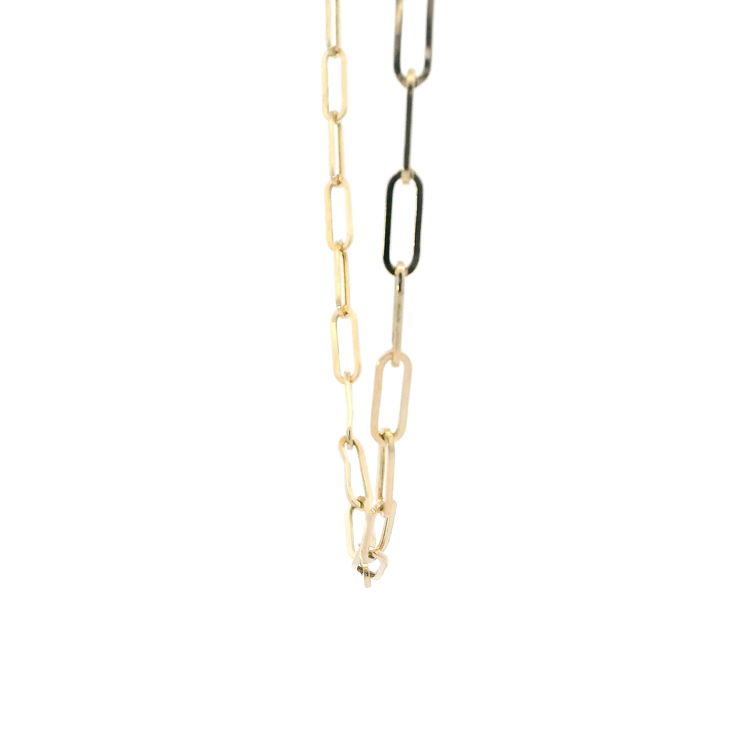 14K Yellow Gold Paperclip Chain