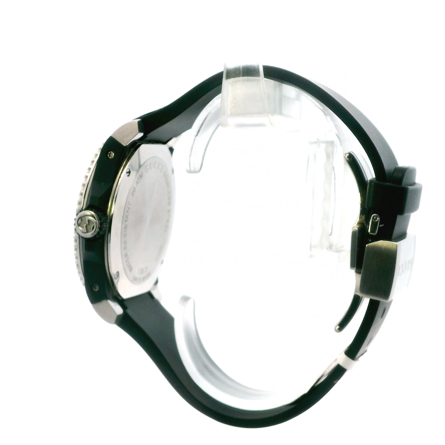 Gucci Dive Embroidered Tiger Motif Stainless Steel Quartz Men's Watch