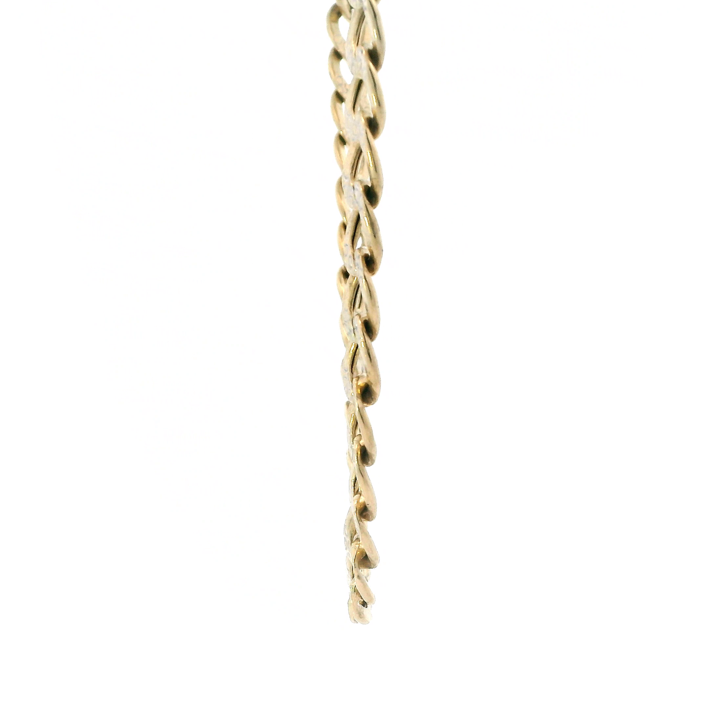 14K Yellow Gold 24.5" DC Curb Chain