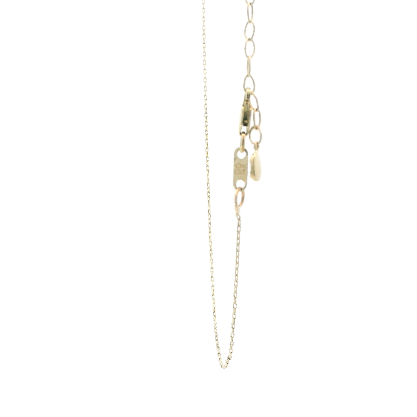 14K Yellow Gold Adjustable Light Cable Chain