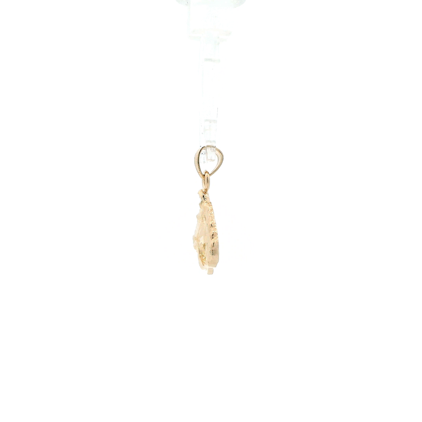 14K Yellow Gold Horse Head Pendant