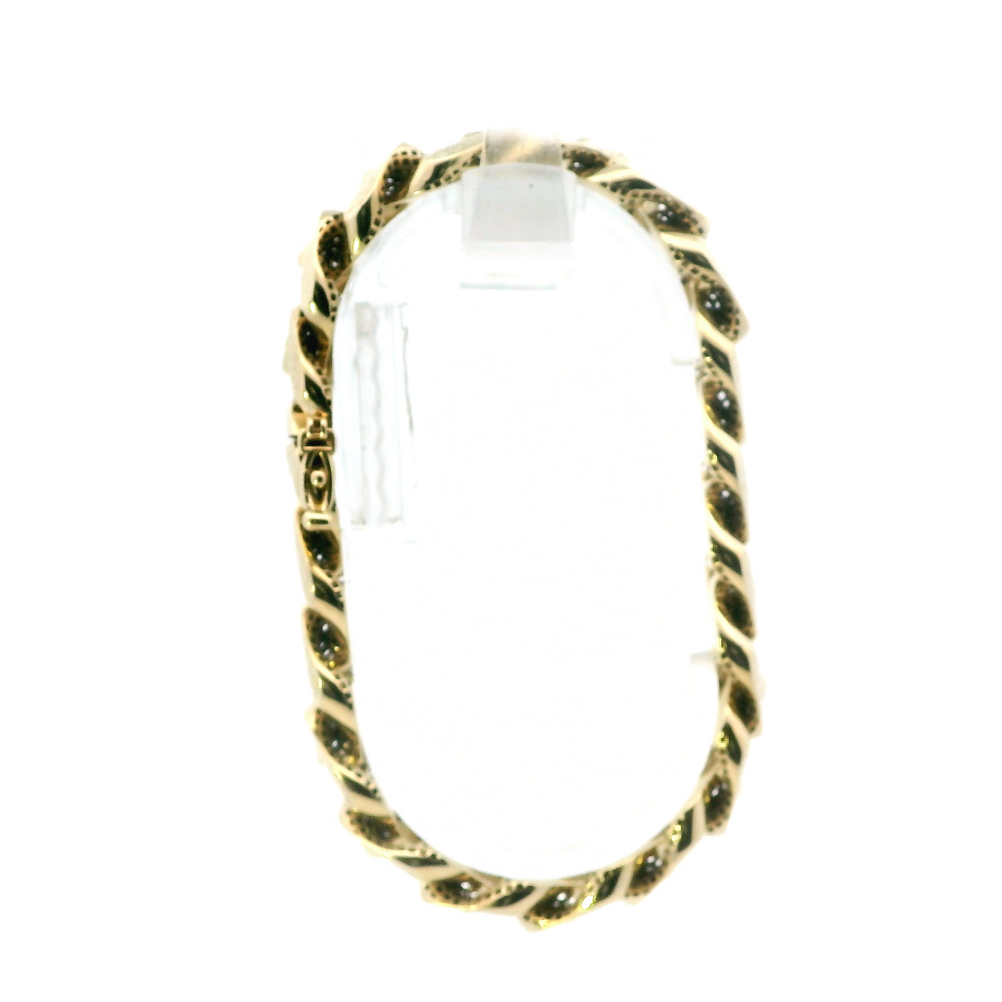 10K Yellow Gold 8.5" Miami Link Bracelet