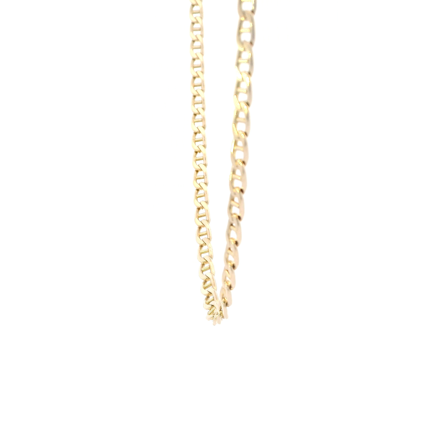 14K Yellow Gold 18.5" Mariner Chain