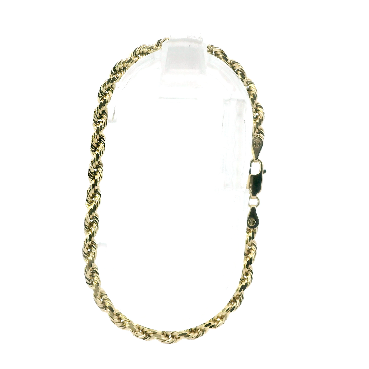 14K Yellow Gold 8.25" Rope Bracelet