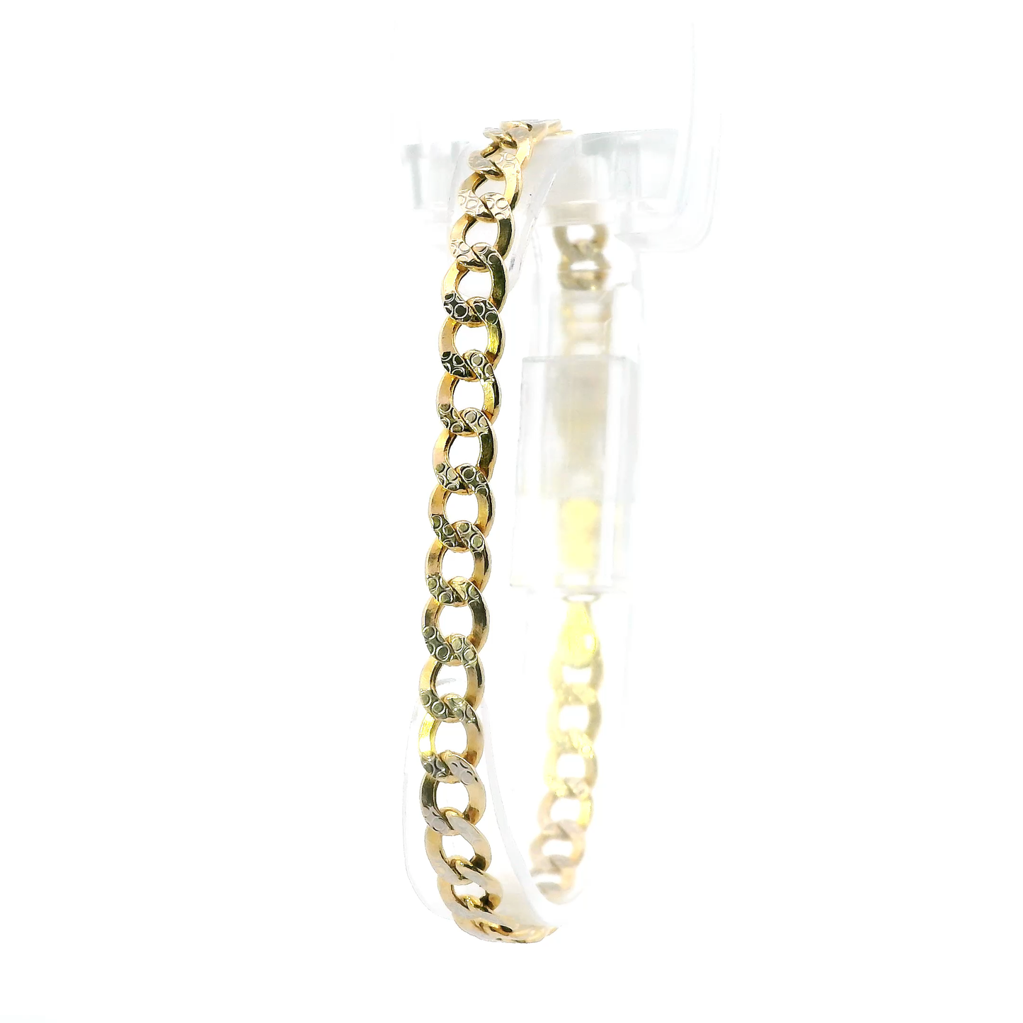 10K Yellow Gold 8.5" Curb Bracelet