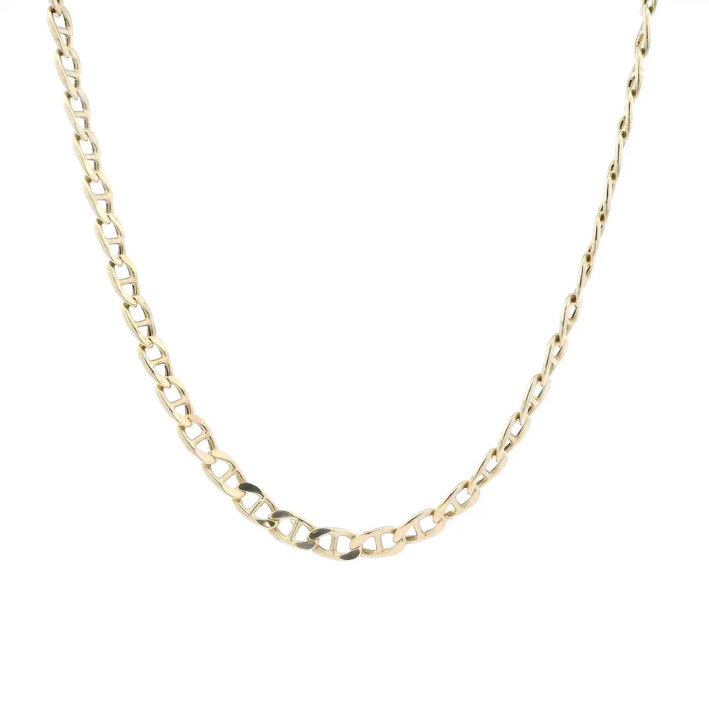 14K Yellow Gold 20" Mariner Chain