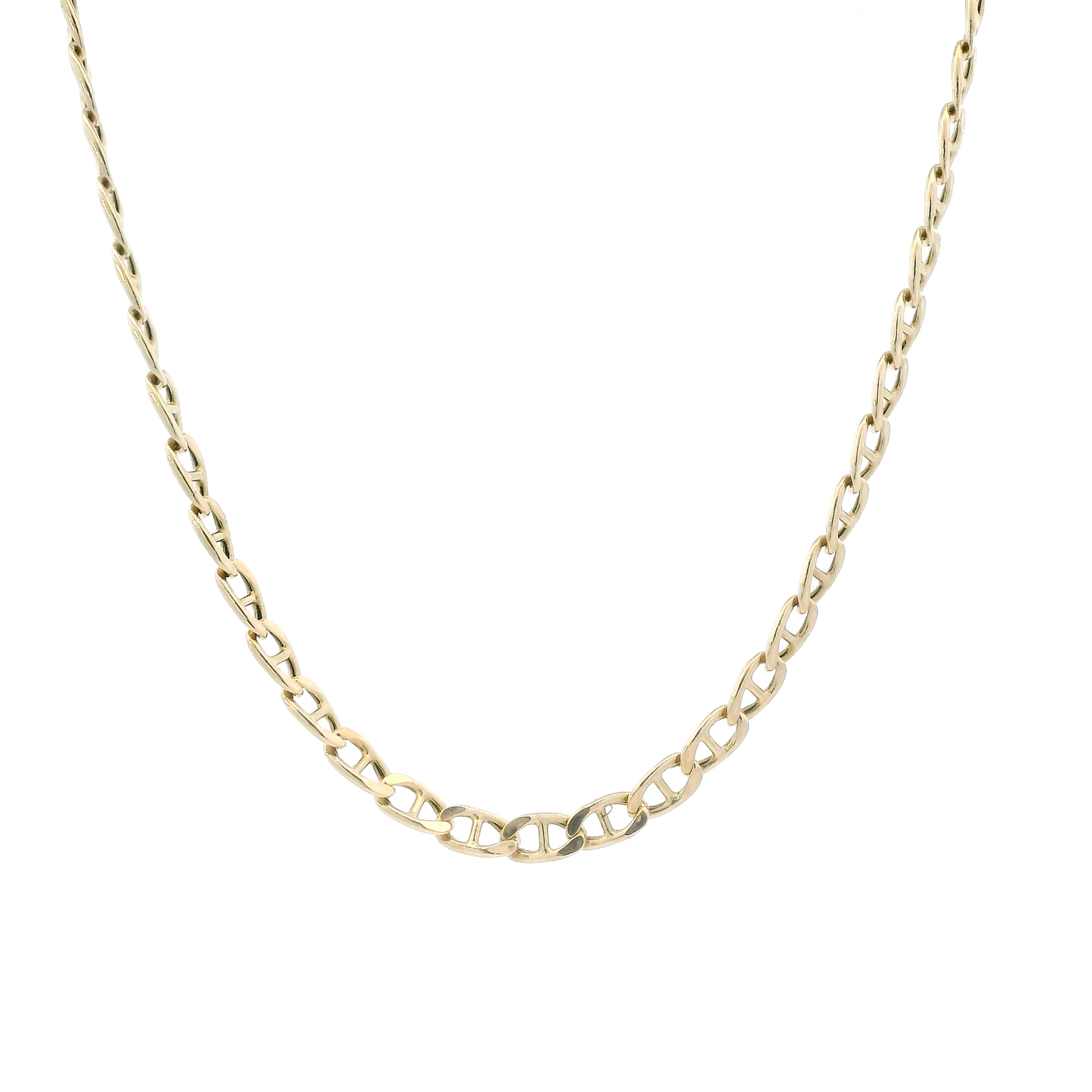 14K Yellow Gold 20" Mariner Chain