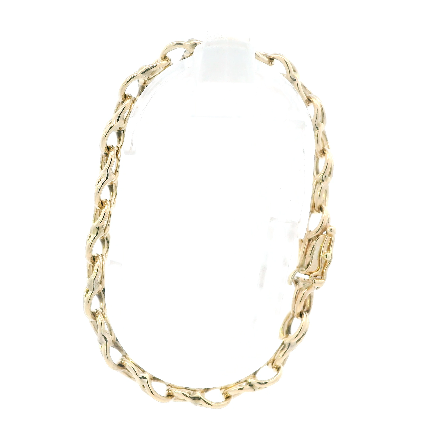 14K Yellow Double Link Bracelet