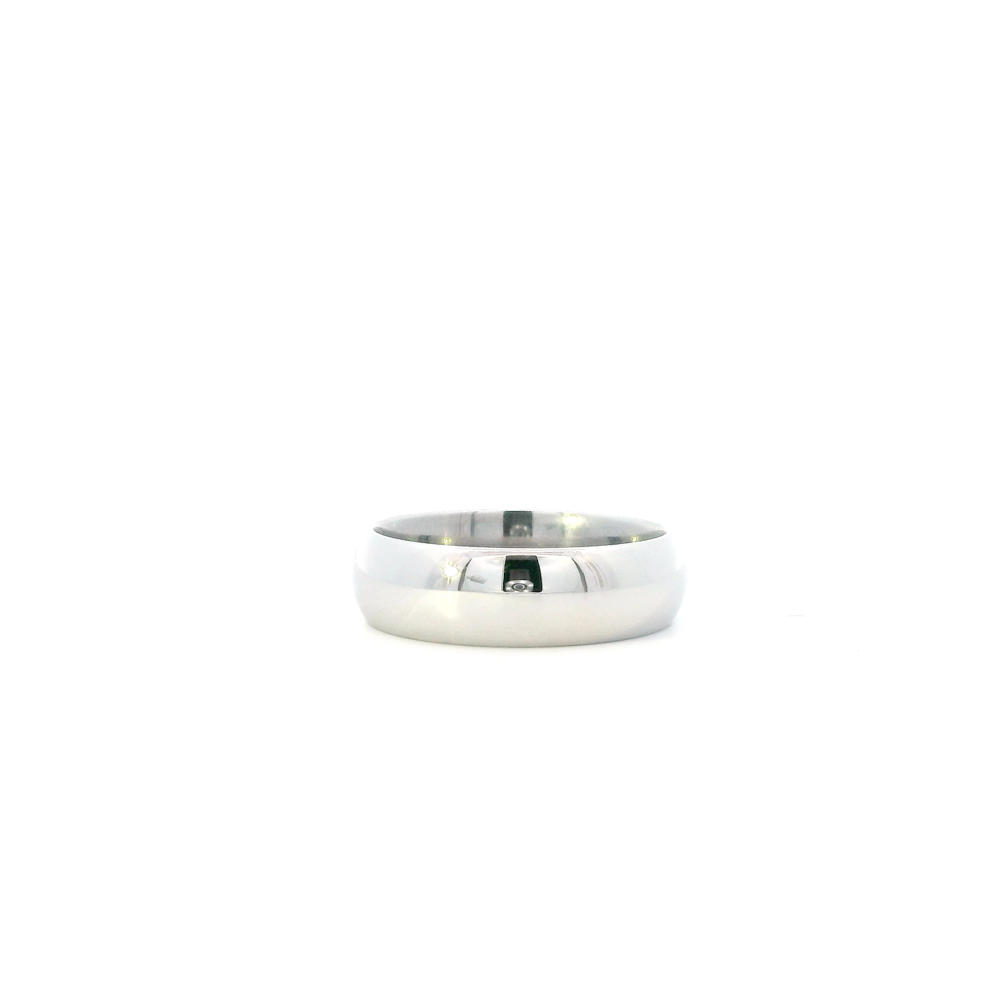 Platinum Men's Comfort Band Ring