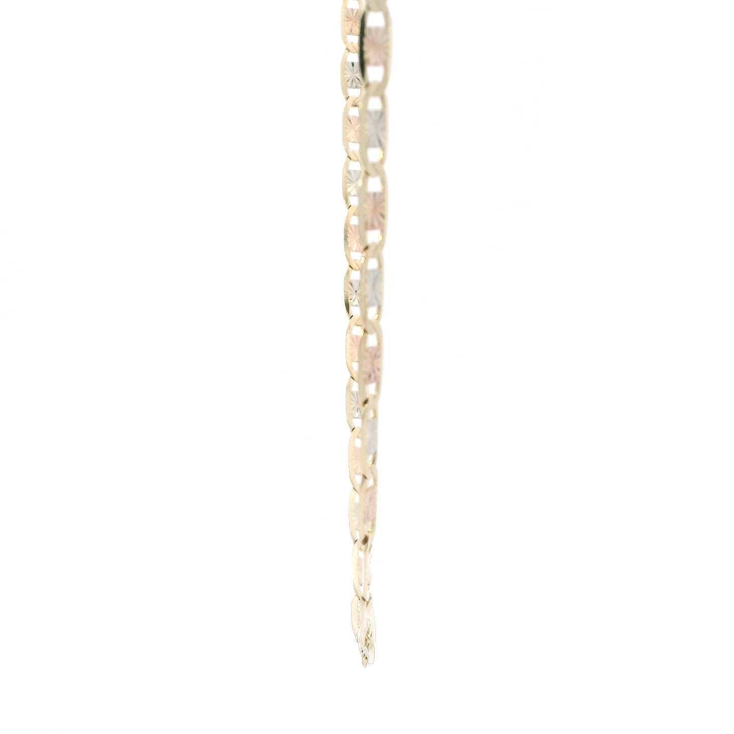 14K Tri Color Gold 24" Mariner Chain