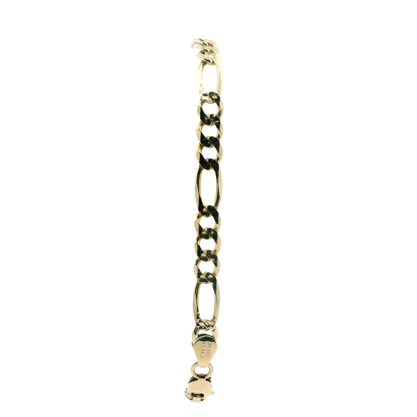 14K Yellow Gold Figaro Bracelet