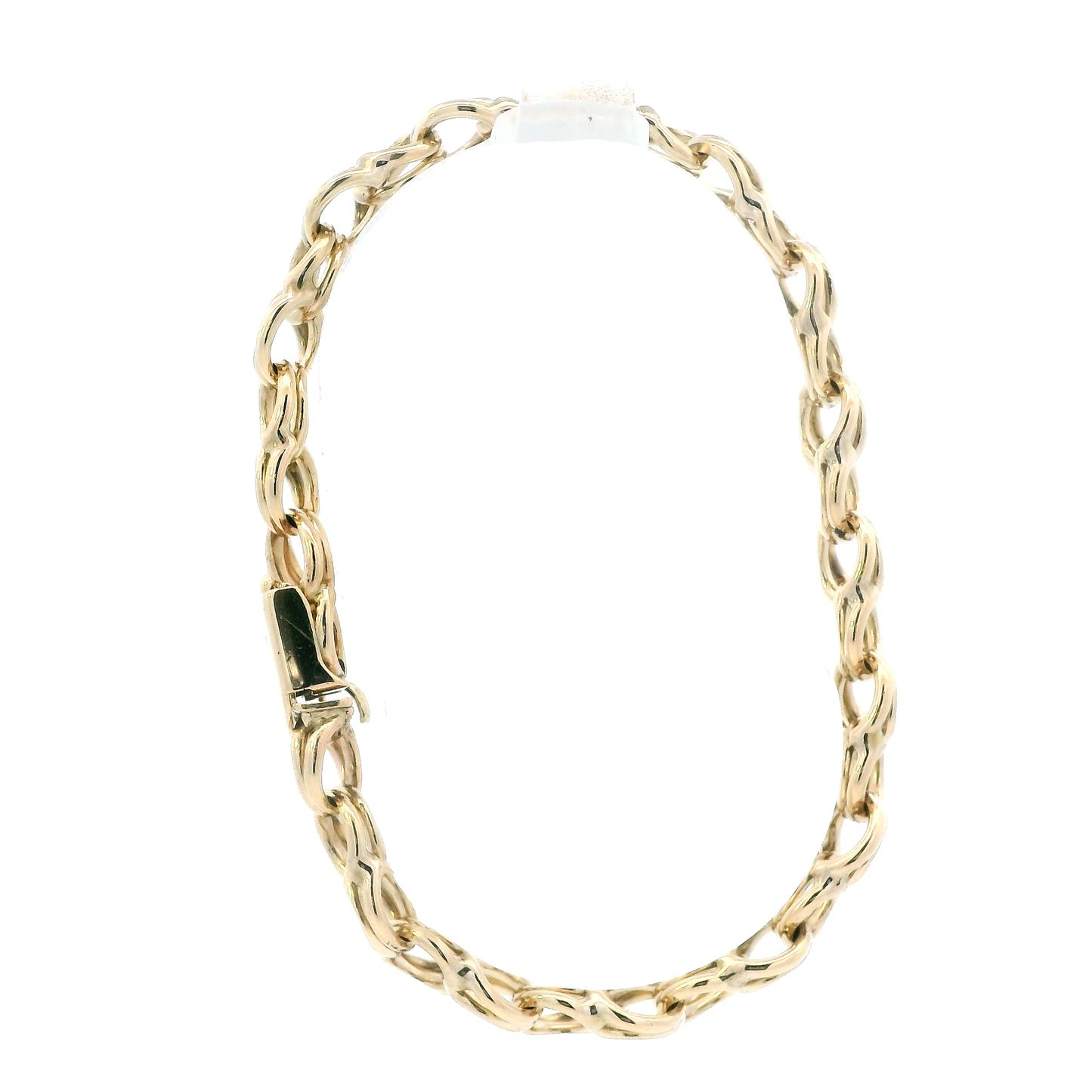 14K Yellow Double Link Bracelet