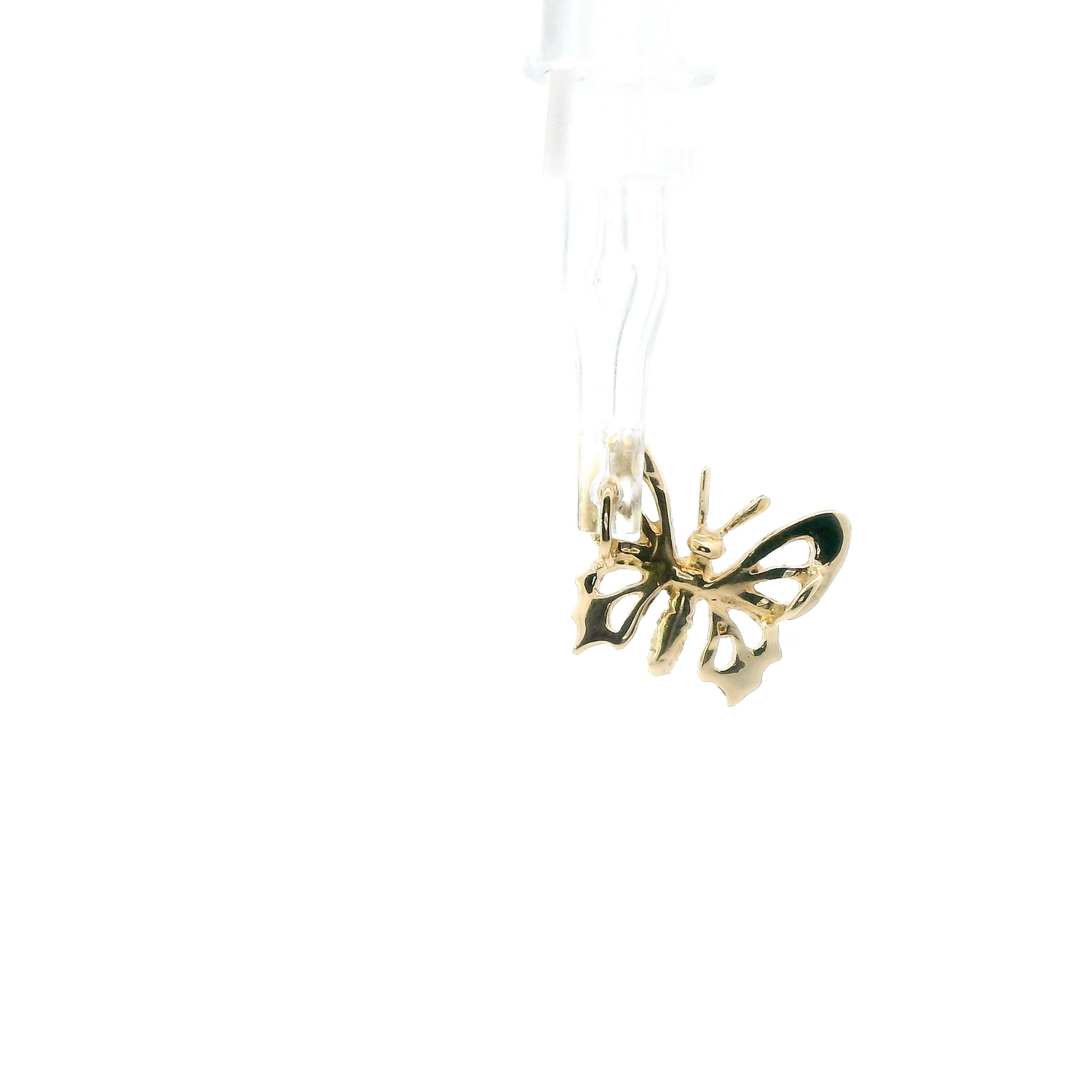 14K Yellow Gold Butterfly Pendant
