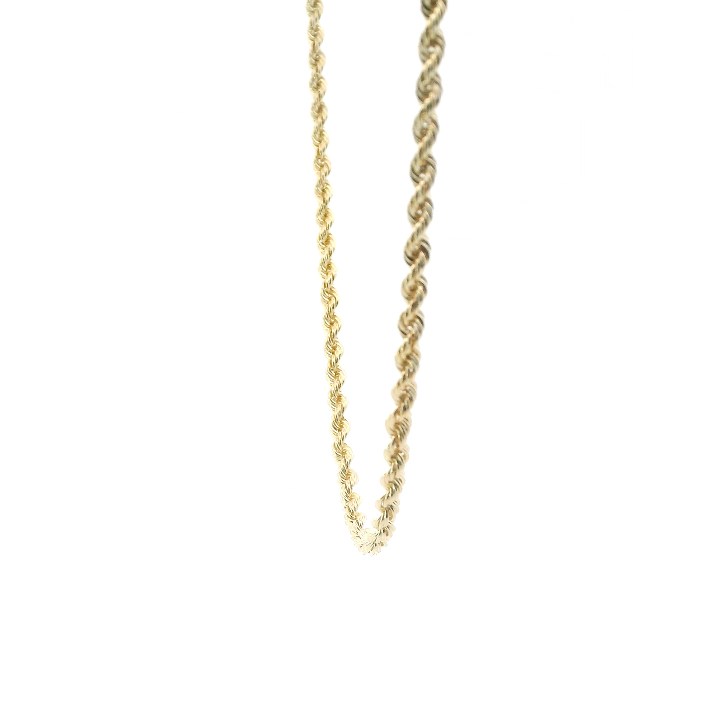 14K Yellow Gold 22" Rope Chain