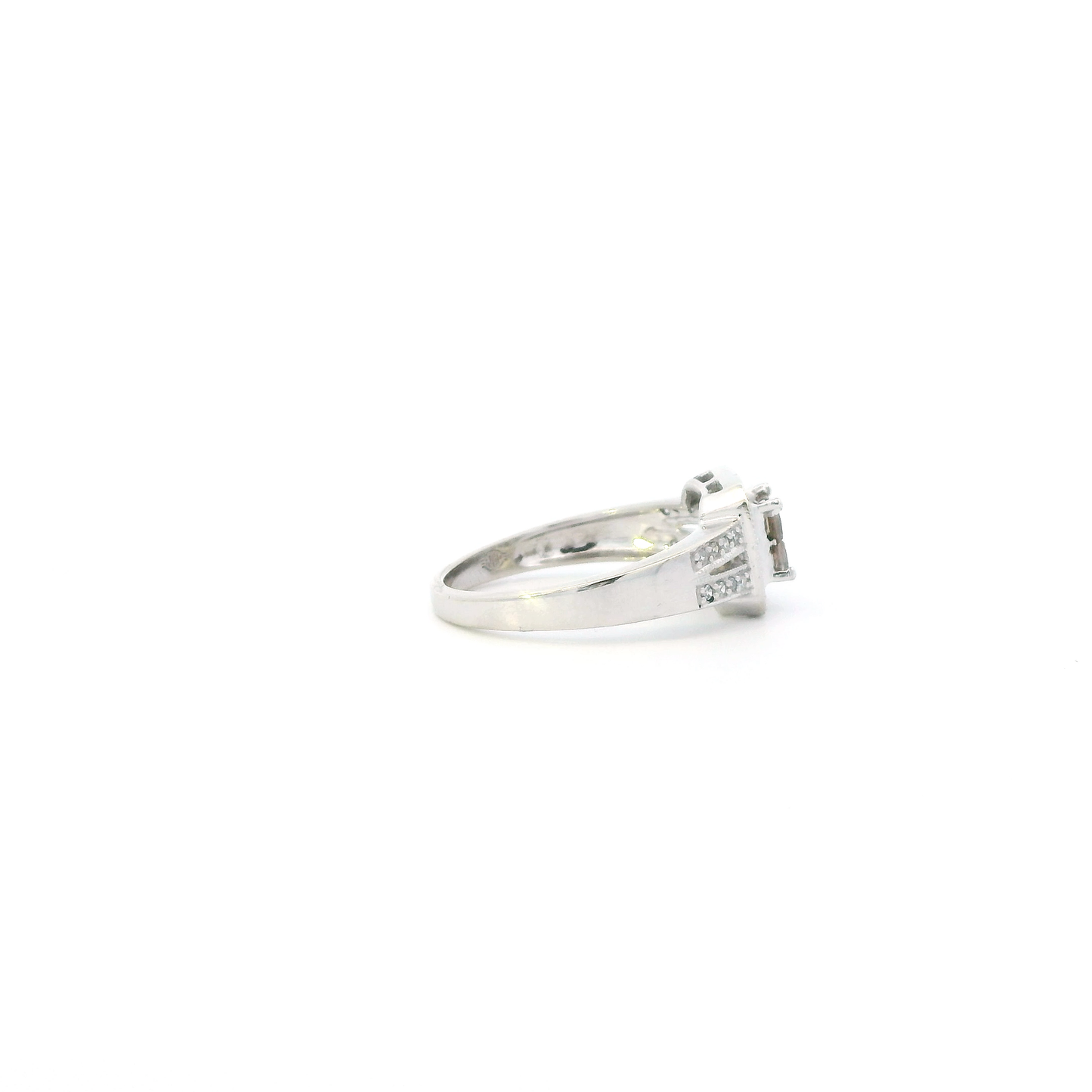 14K White Gold Diamond Women's Ring - 0.25ct