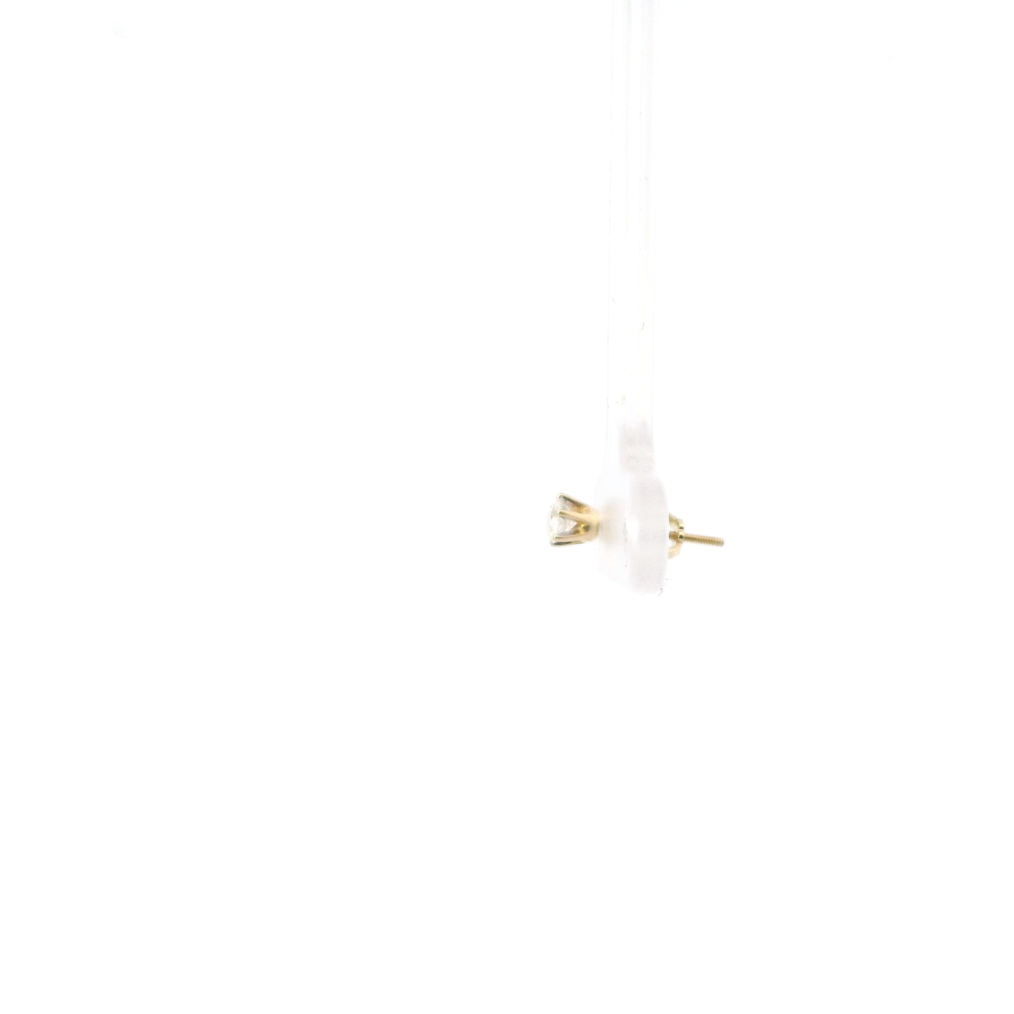 14K Yellow Gold Diamond Single Solitaire-0.15ct