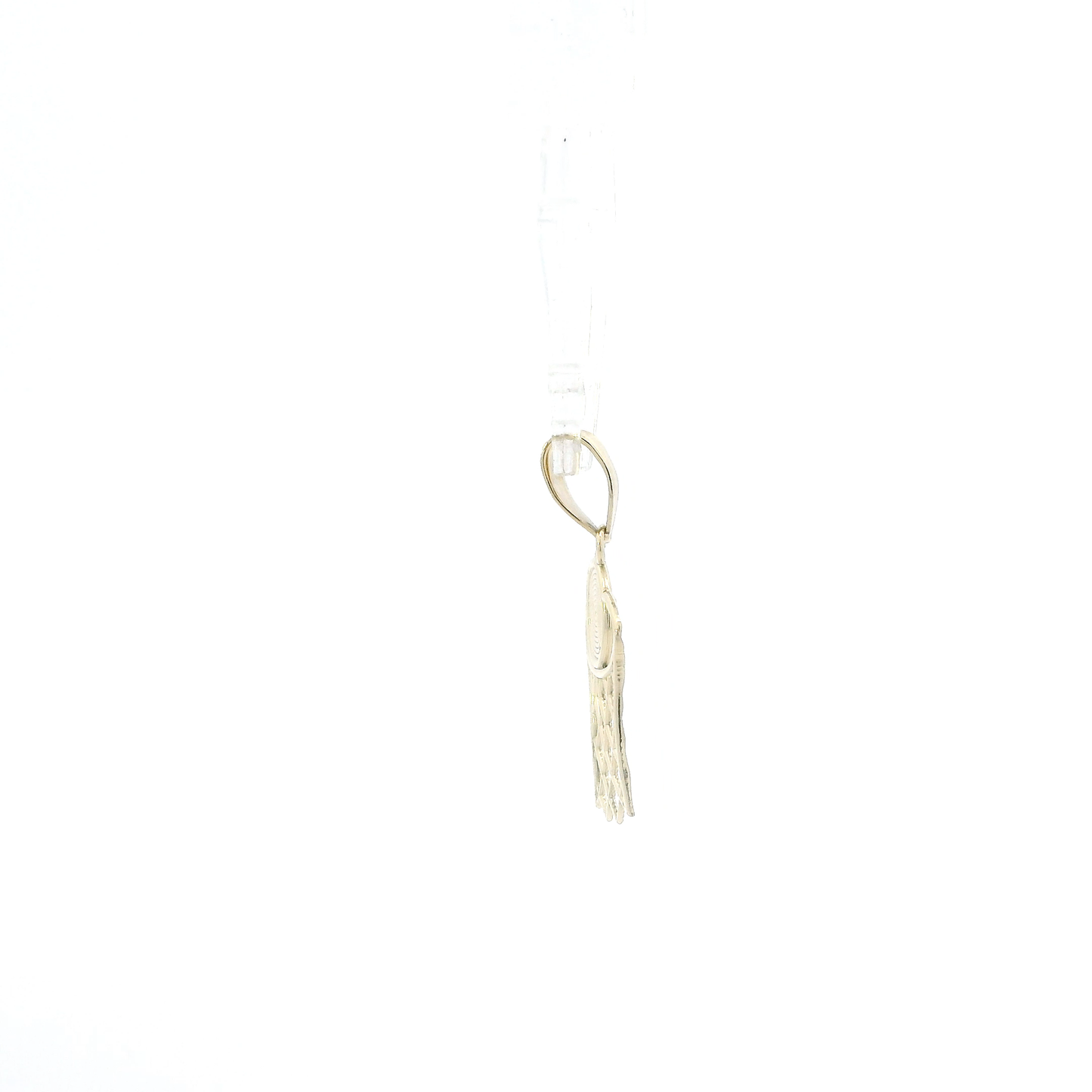 10K Yellow Gold Basketball Pendant
