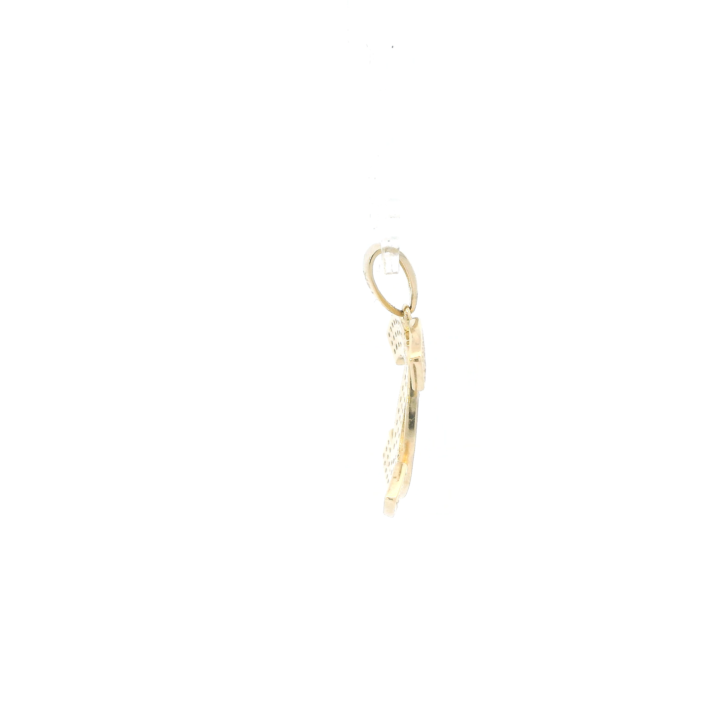 14K Yellow & White Gold "CC" Pendant