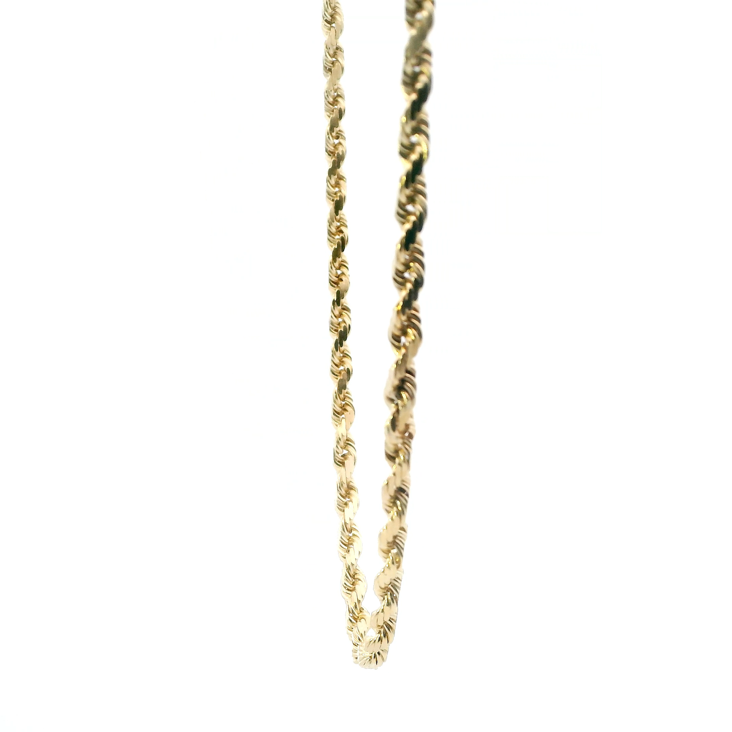 14K Yellow Gold 20" Rope Chain