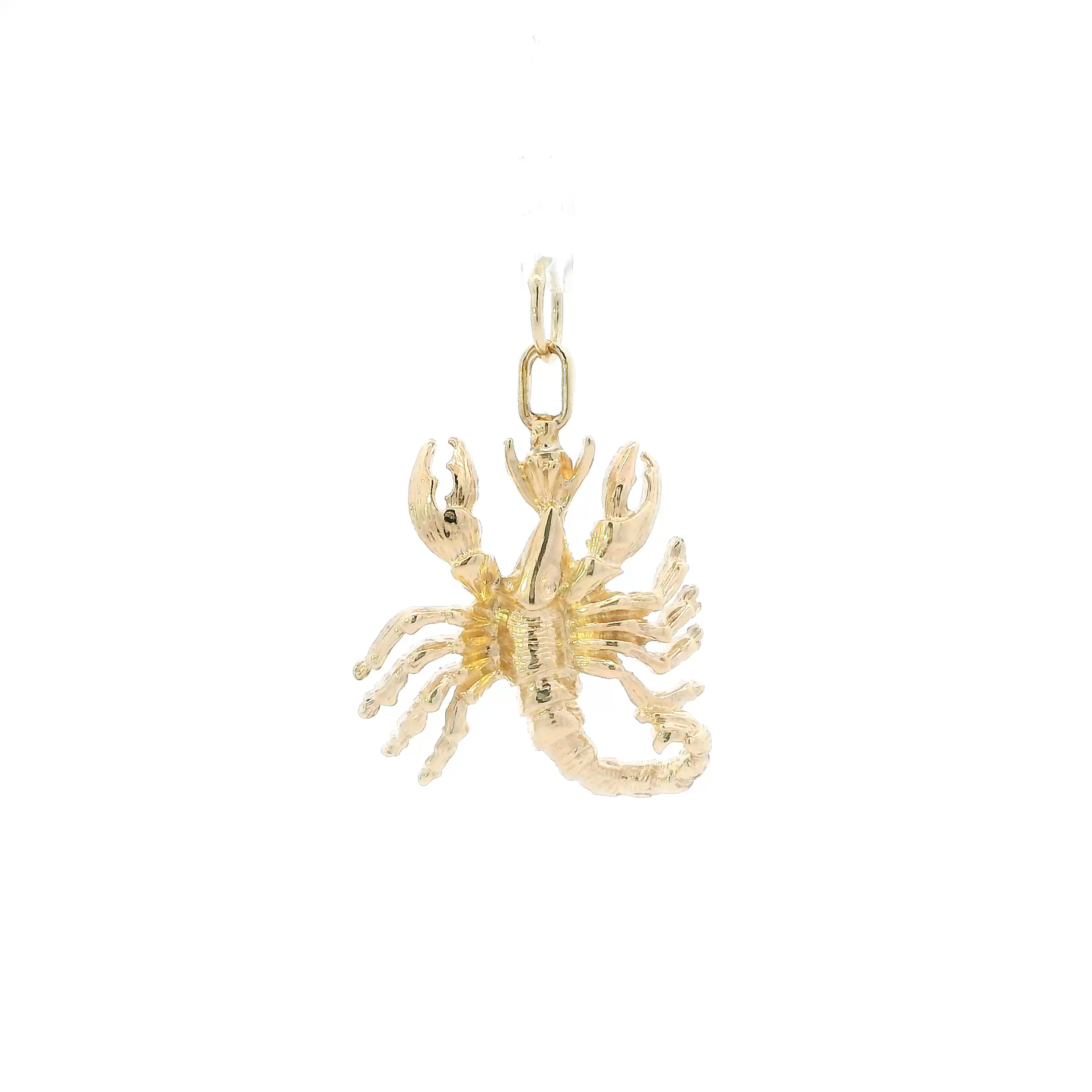 10K Yellow Gold Scorpion Pendant