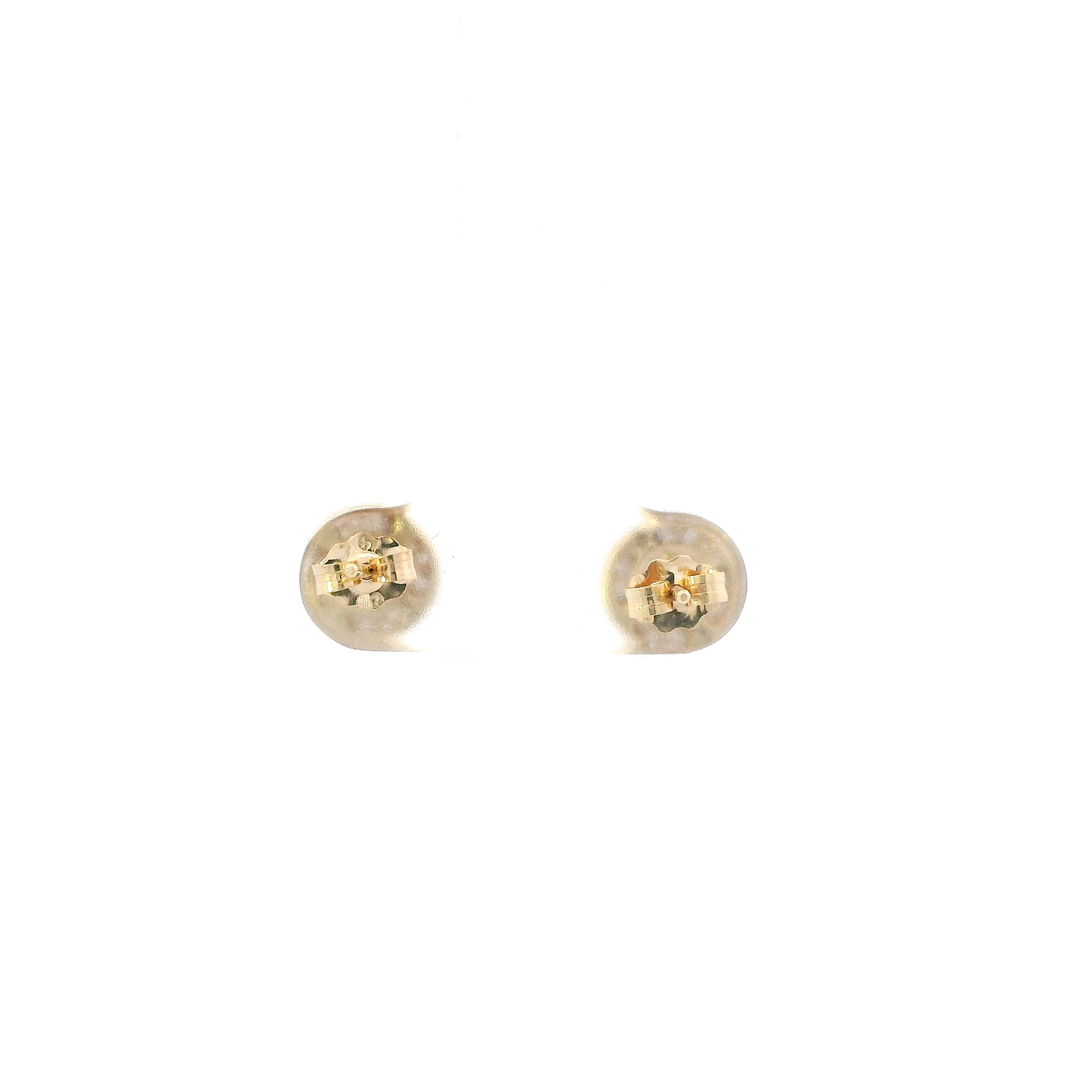 14K Yellow Gold Diamond Stud Earrings - 0.98ct