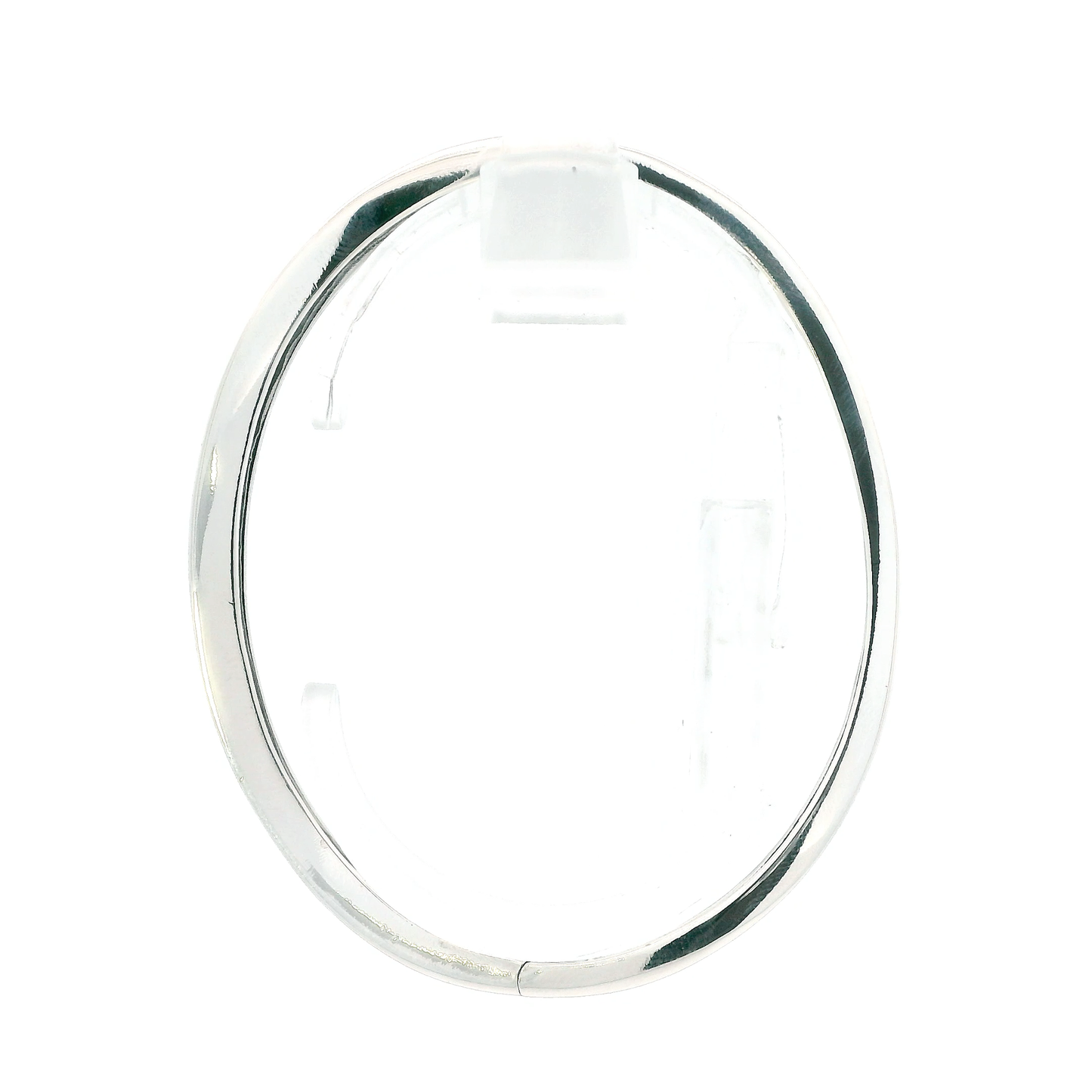 Sterling Silver Diamond Hinged Bangle Bracelet