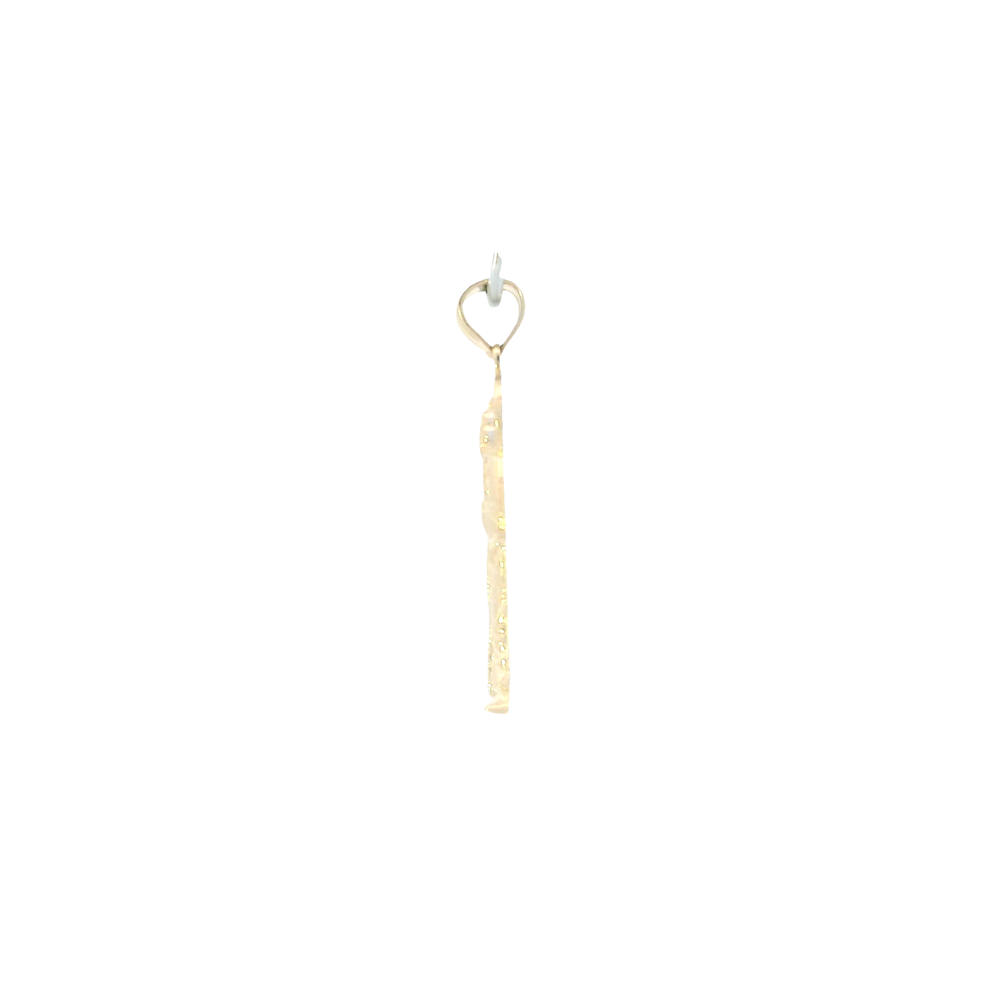 14K Yellow Gold Religious Figure Pendant