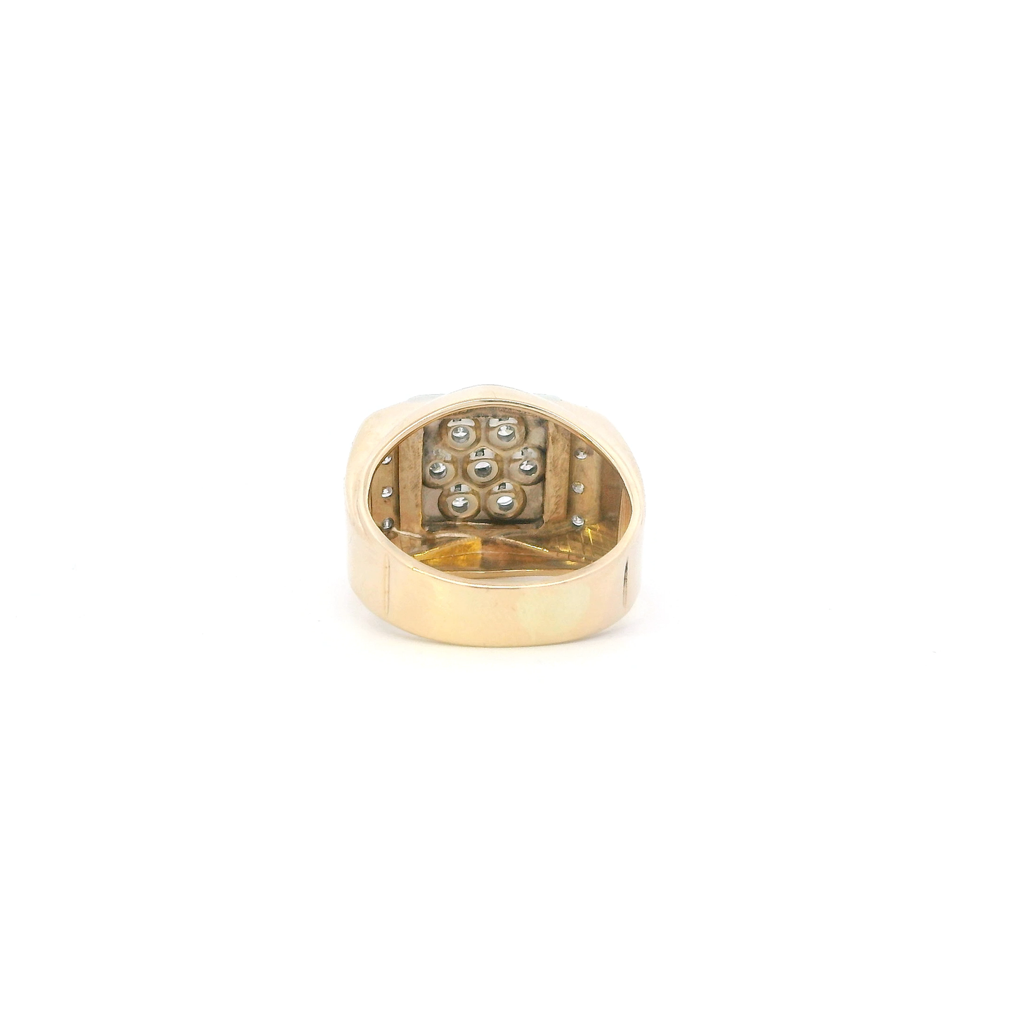 14K Yellow Gold Diamond Women's Ring - 0.63ct