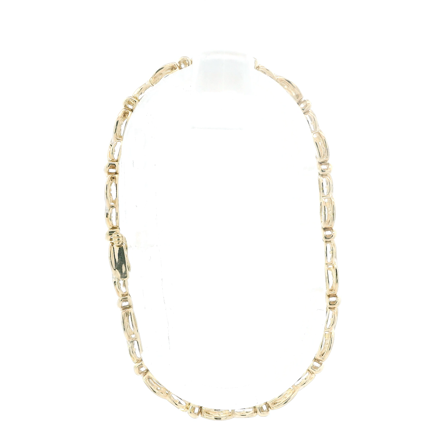 10K Yellow Gold Diamond Tennis Bracelet-1.00ct