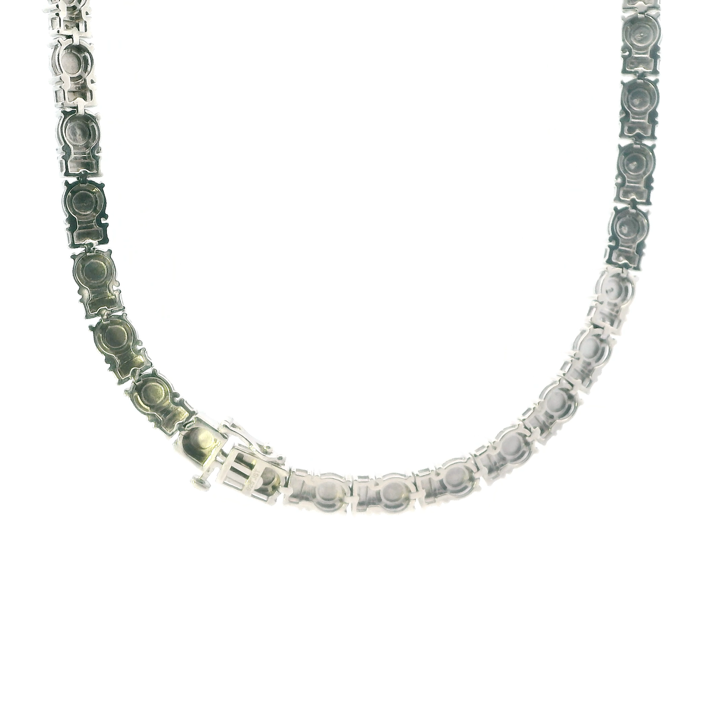 Sterling Silver 17" Diamond Necklace - 0.66ct