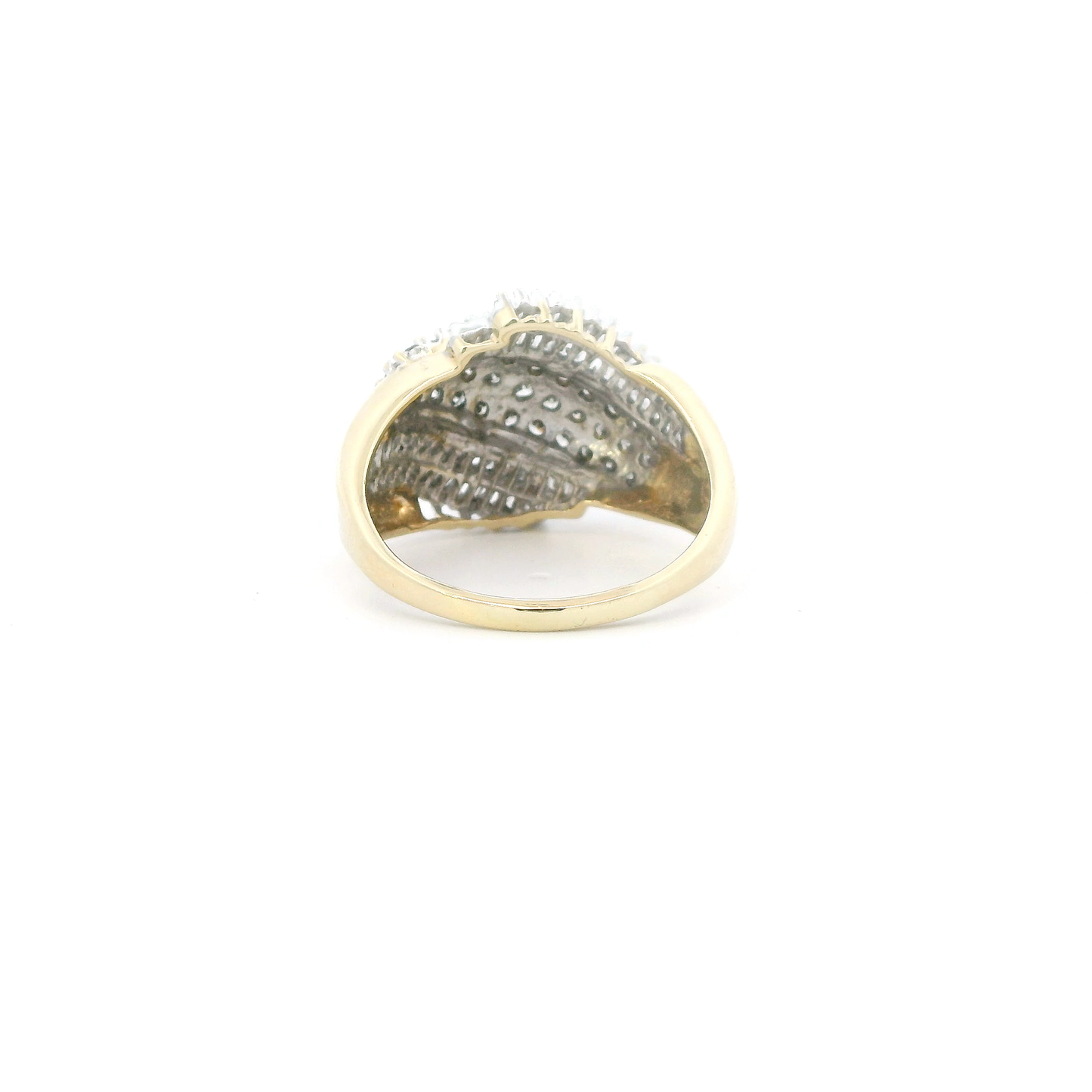 14K Yellow Gold Women's Diamond Ring - 2.00ct