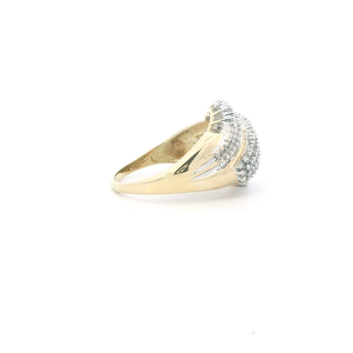 14K Yellow Gold Women's Diamond Ring - 2.00ct