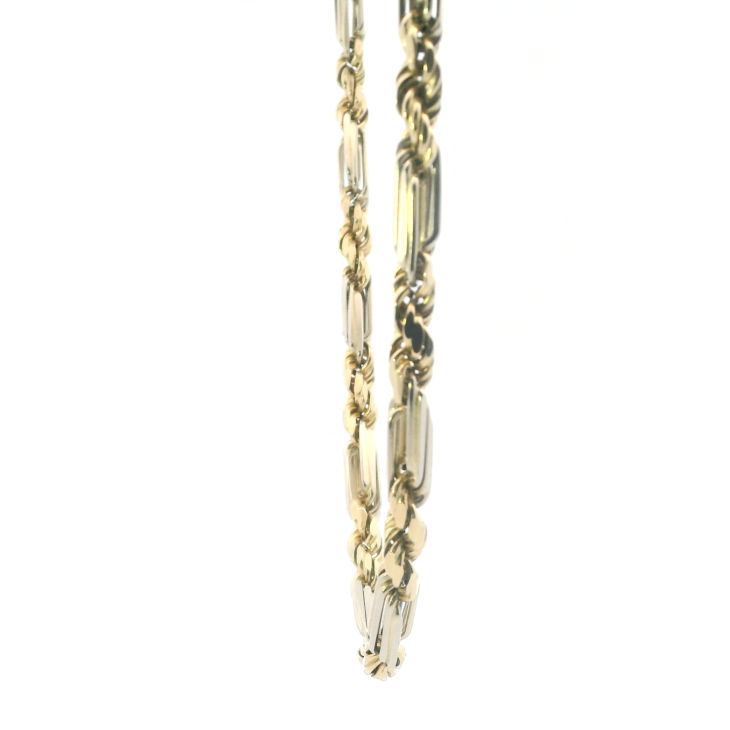 14K Yellow & White Gold 25" Figarope Chain