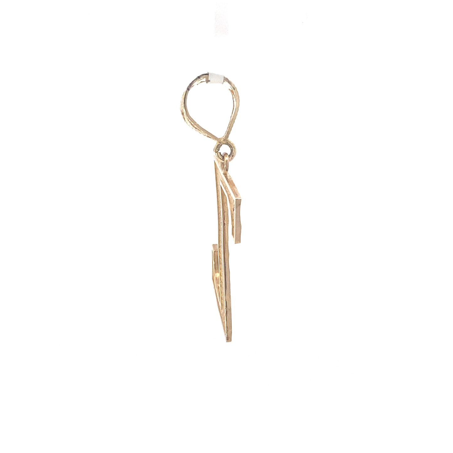 10K Yellow Gold Letter "Z" Pendant